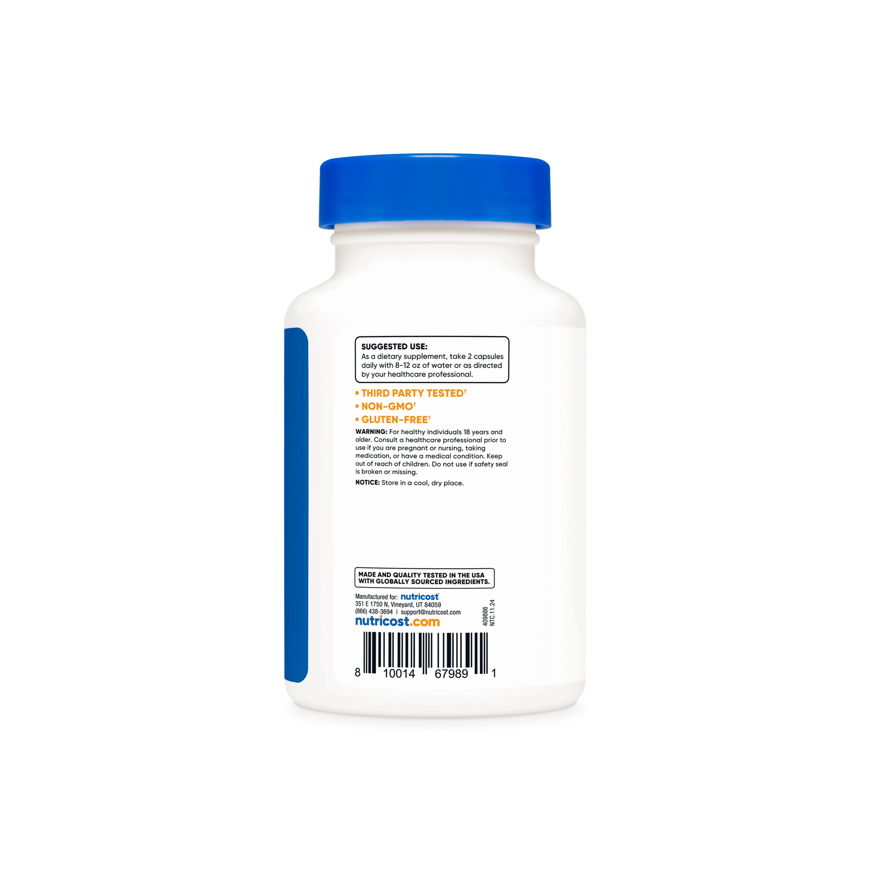 Nutricost AKG Capsules - Image 3