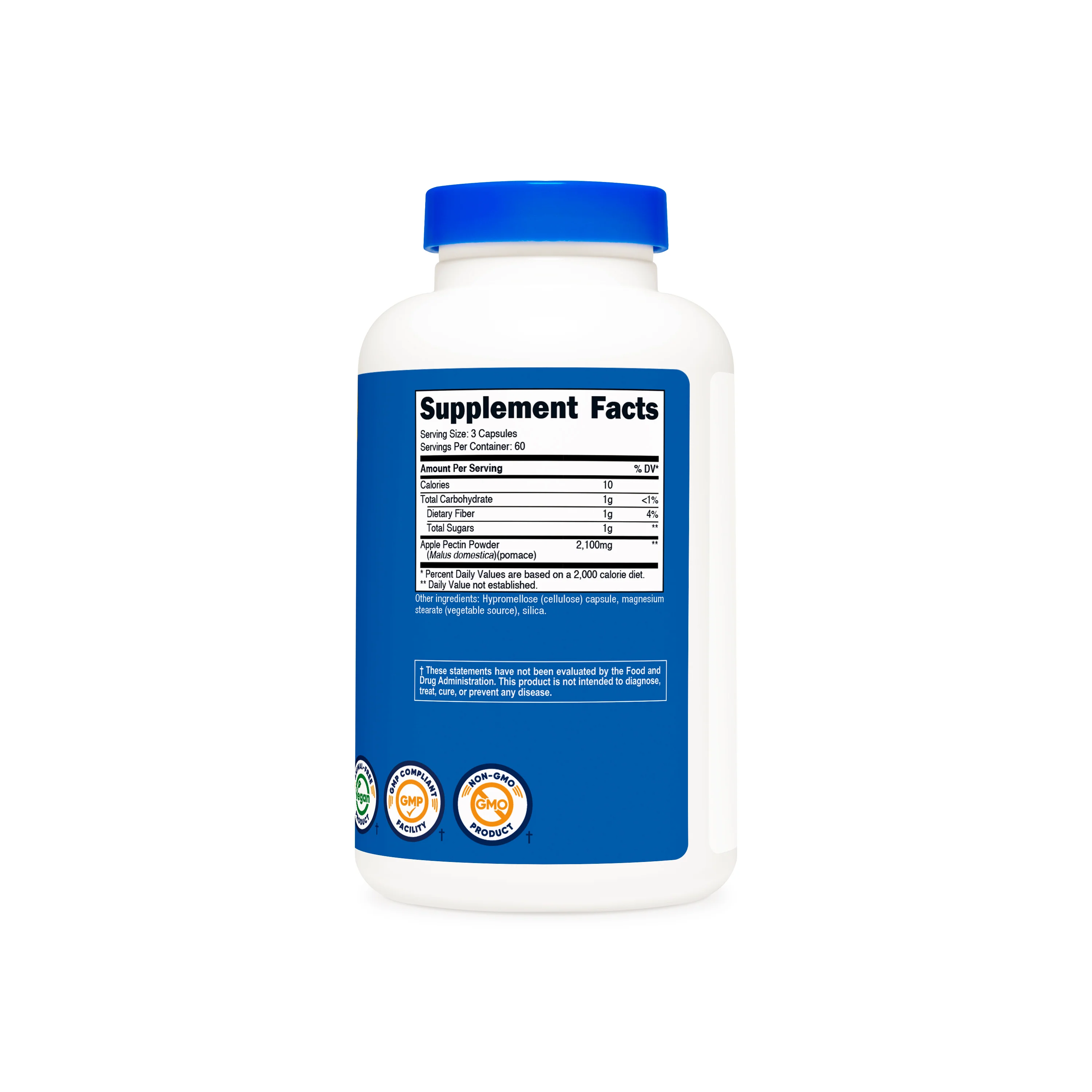 Nutricost Apple Pectin Capsules - Image 5