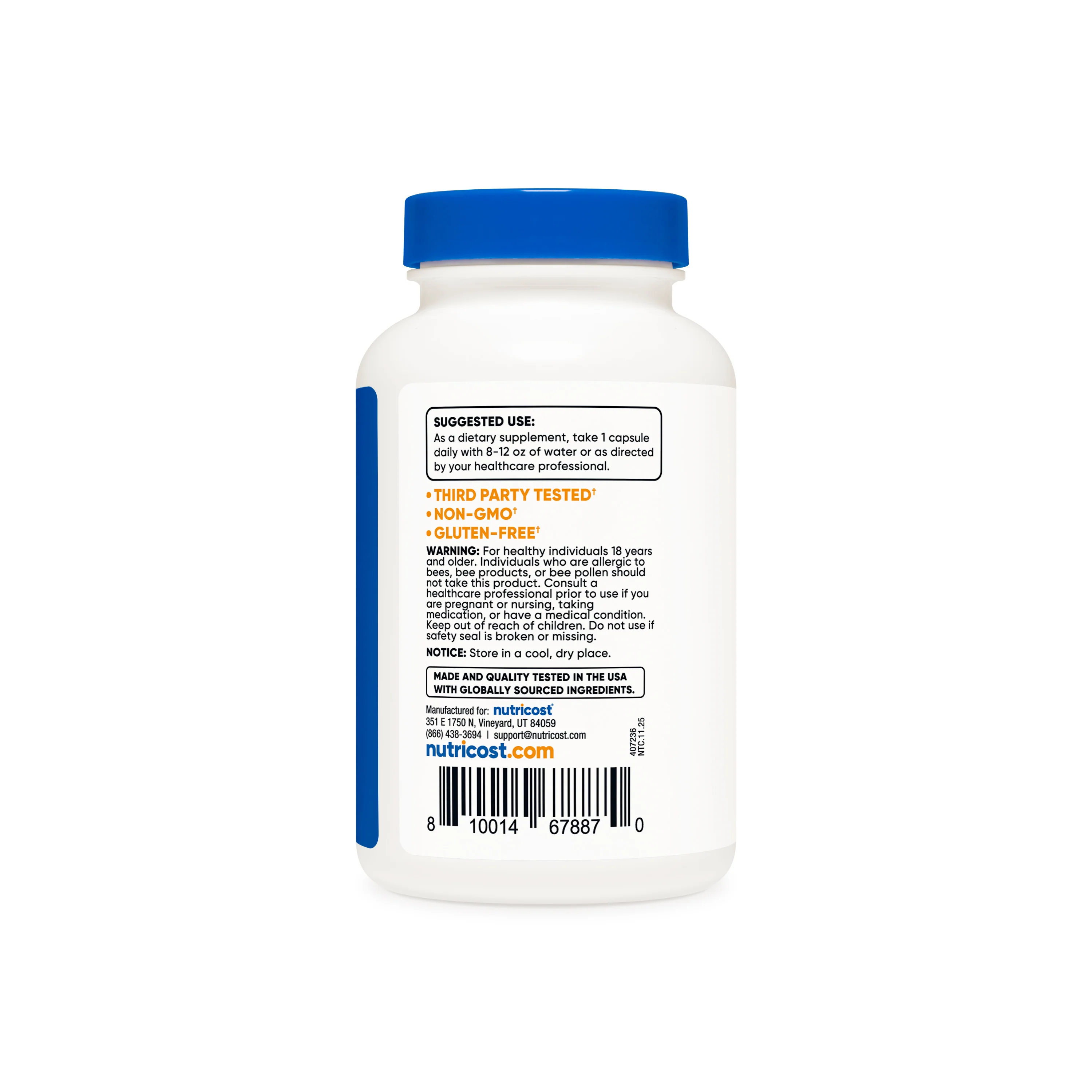Nutricost Bee Propolis Capsules [5% Flavonoids] - Image 3