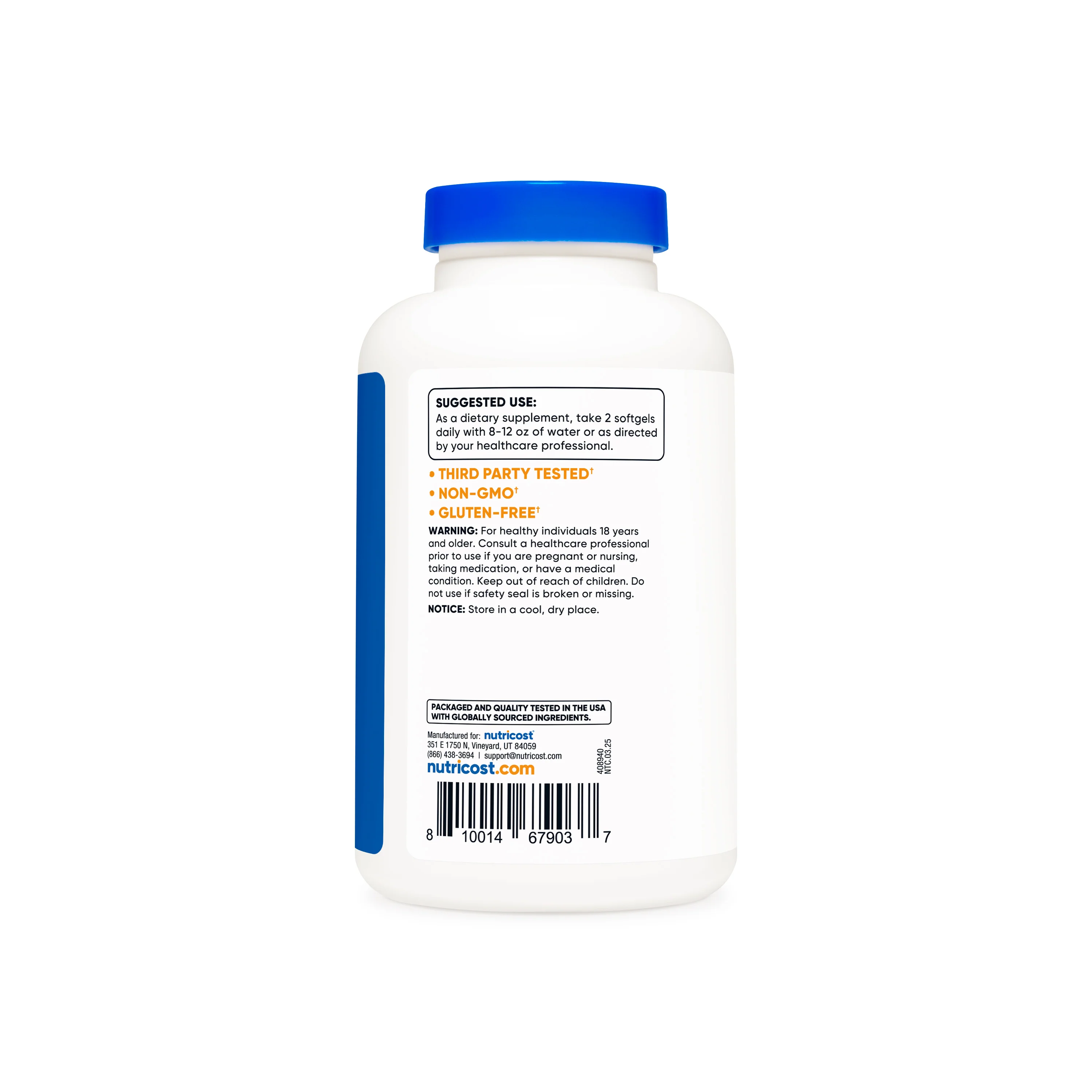 Nutricost Beta Sitosterol Softgels - Image 3