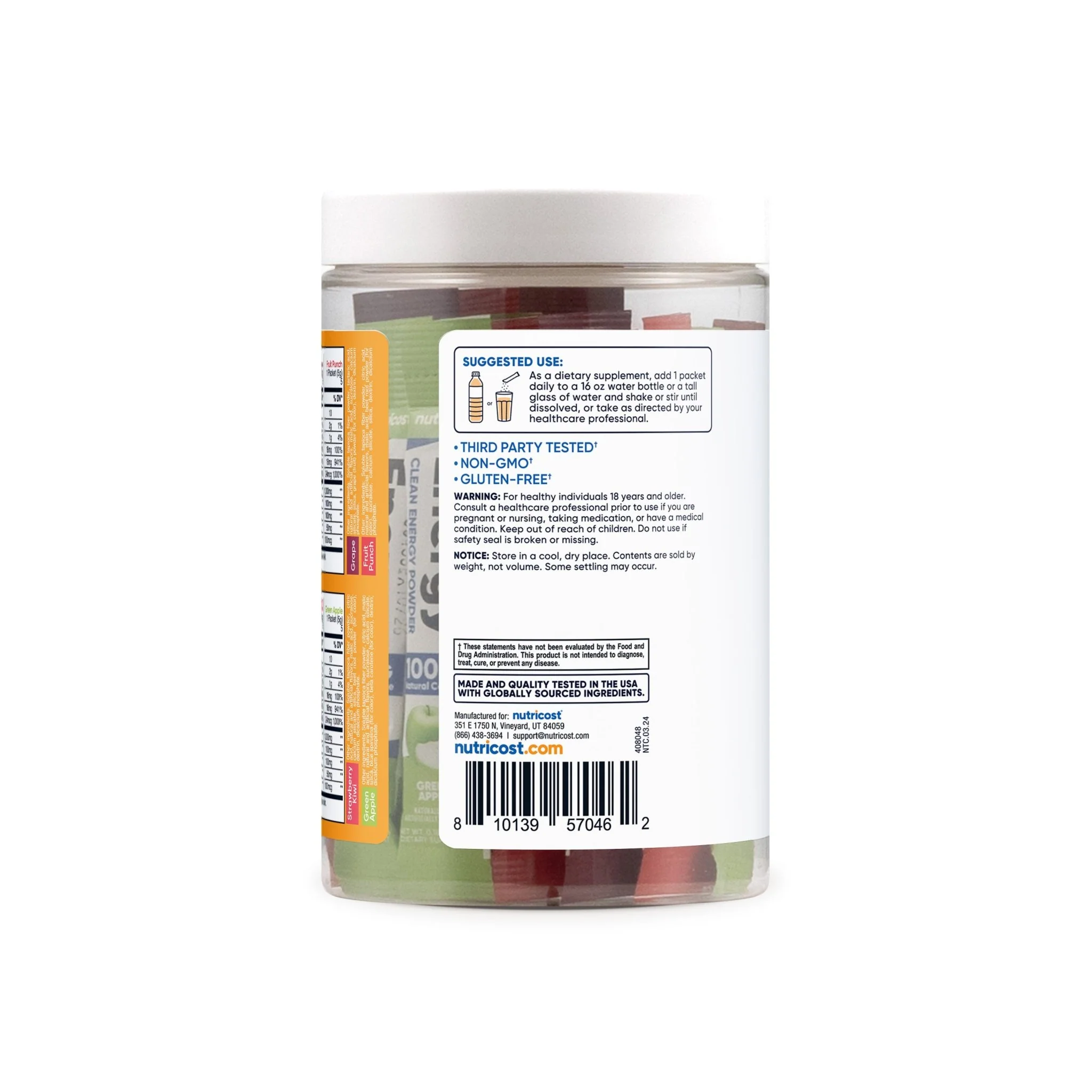 Nutricost Energy Stick Packs (20 Pack) - Image 17