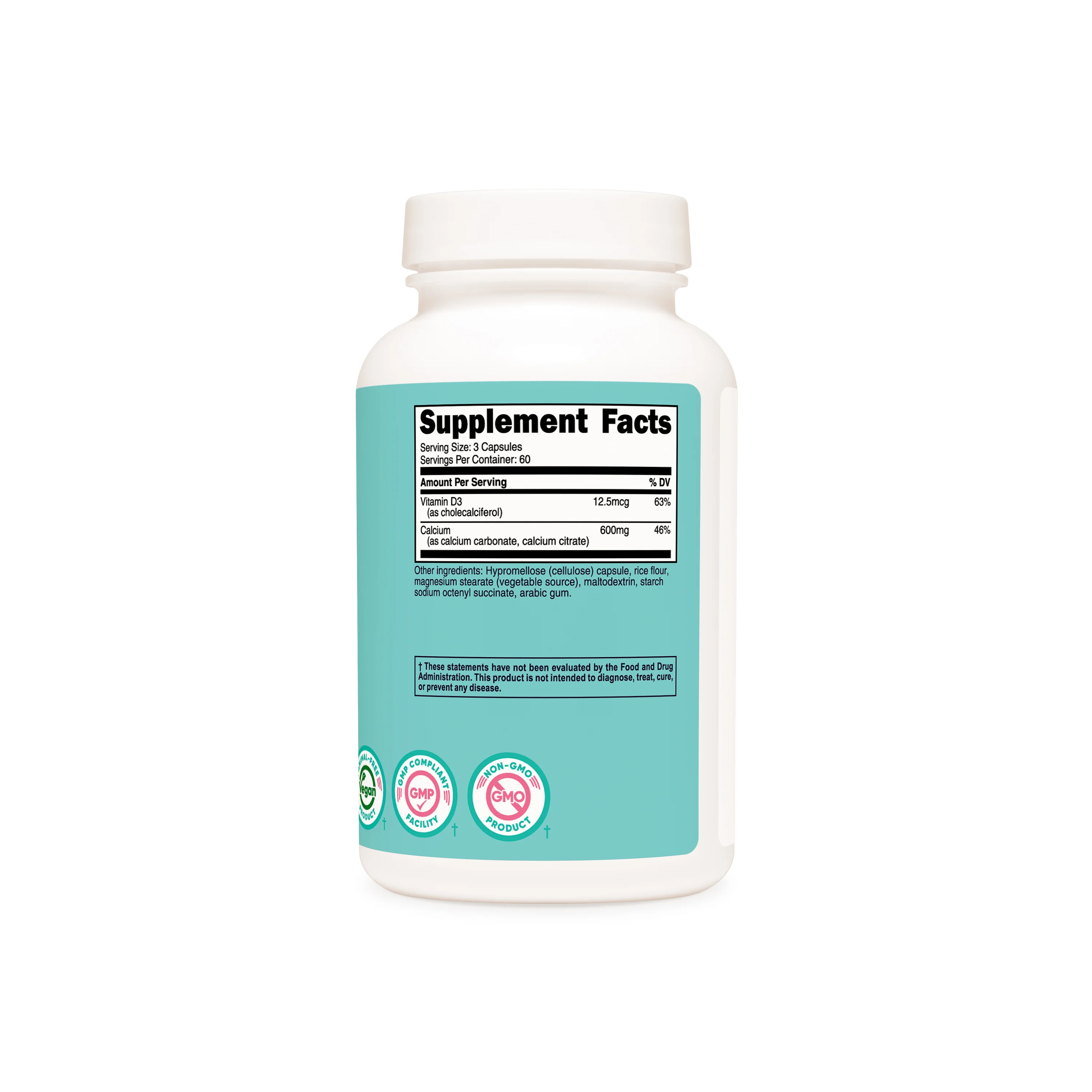 Nutricost Women Calcium + Vitamin D3 - Image 2