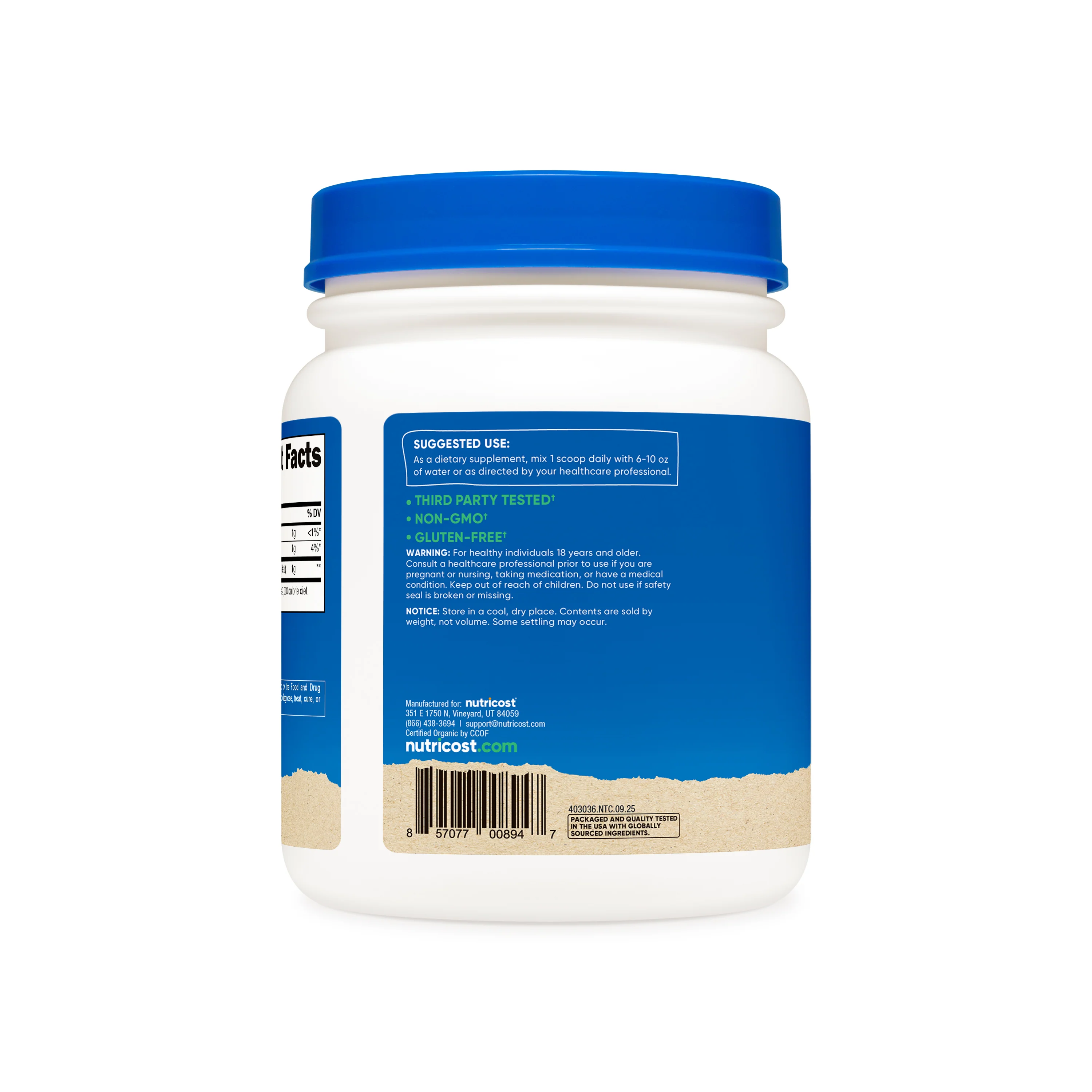 Nutricost Organic Alfalfa Powder - Image 3
