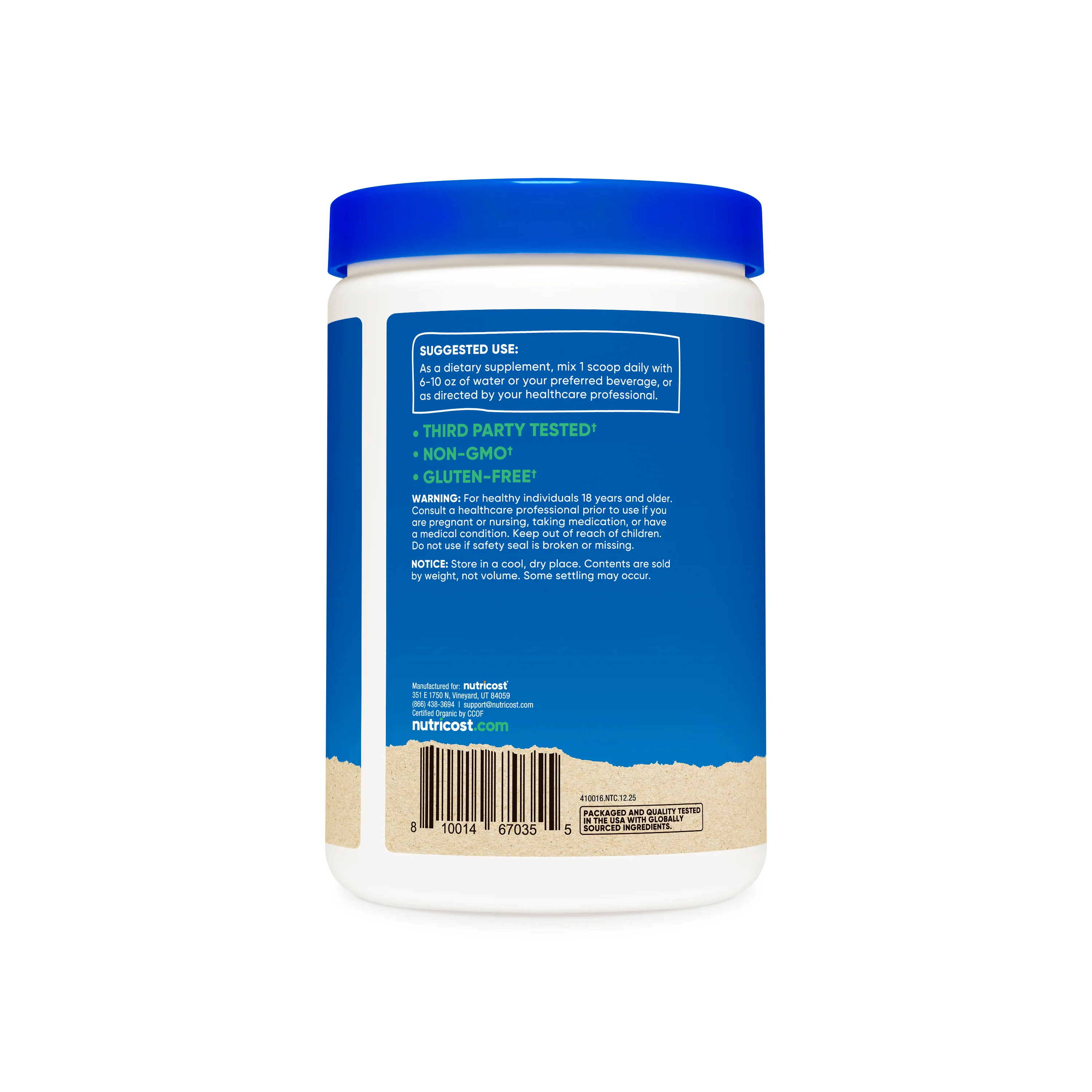 Nutricost Organic Chaga Mushroom Powder - Image 3