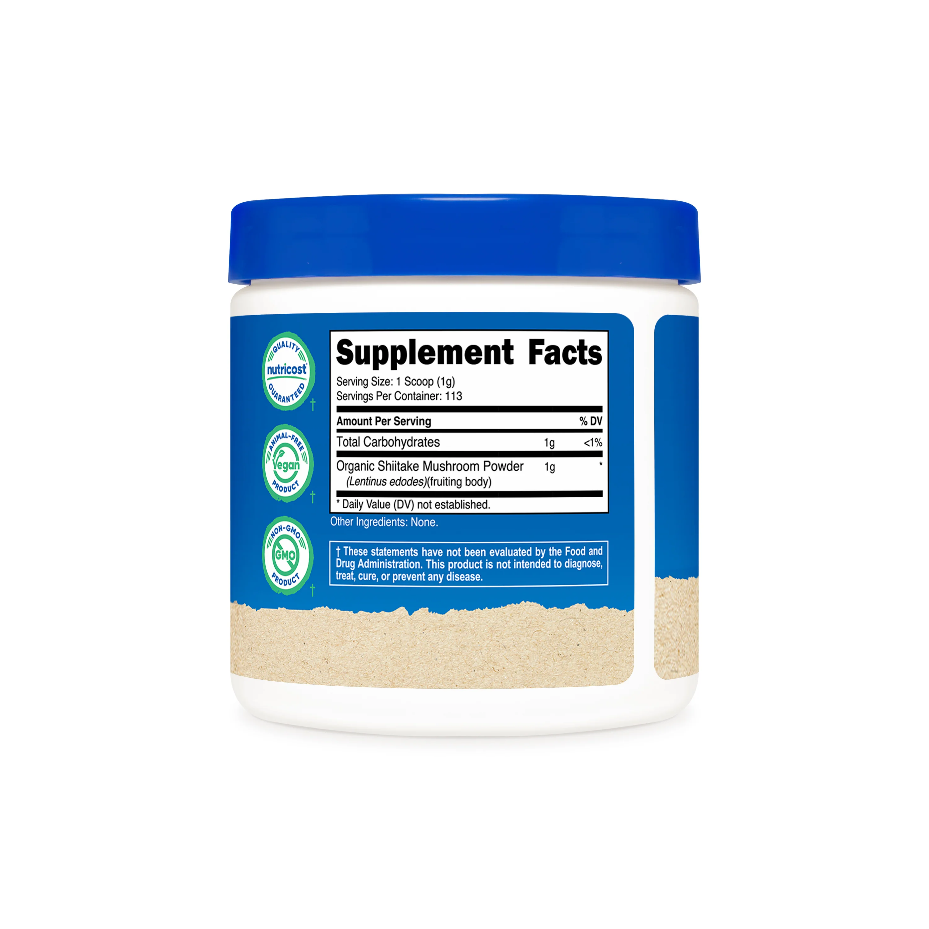 Nutricost Organic Shiitake Mushroom Powder - Image 2