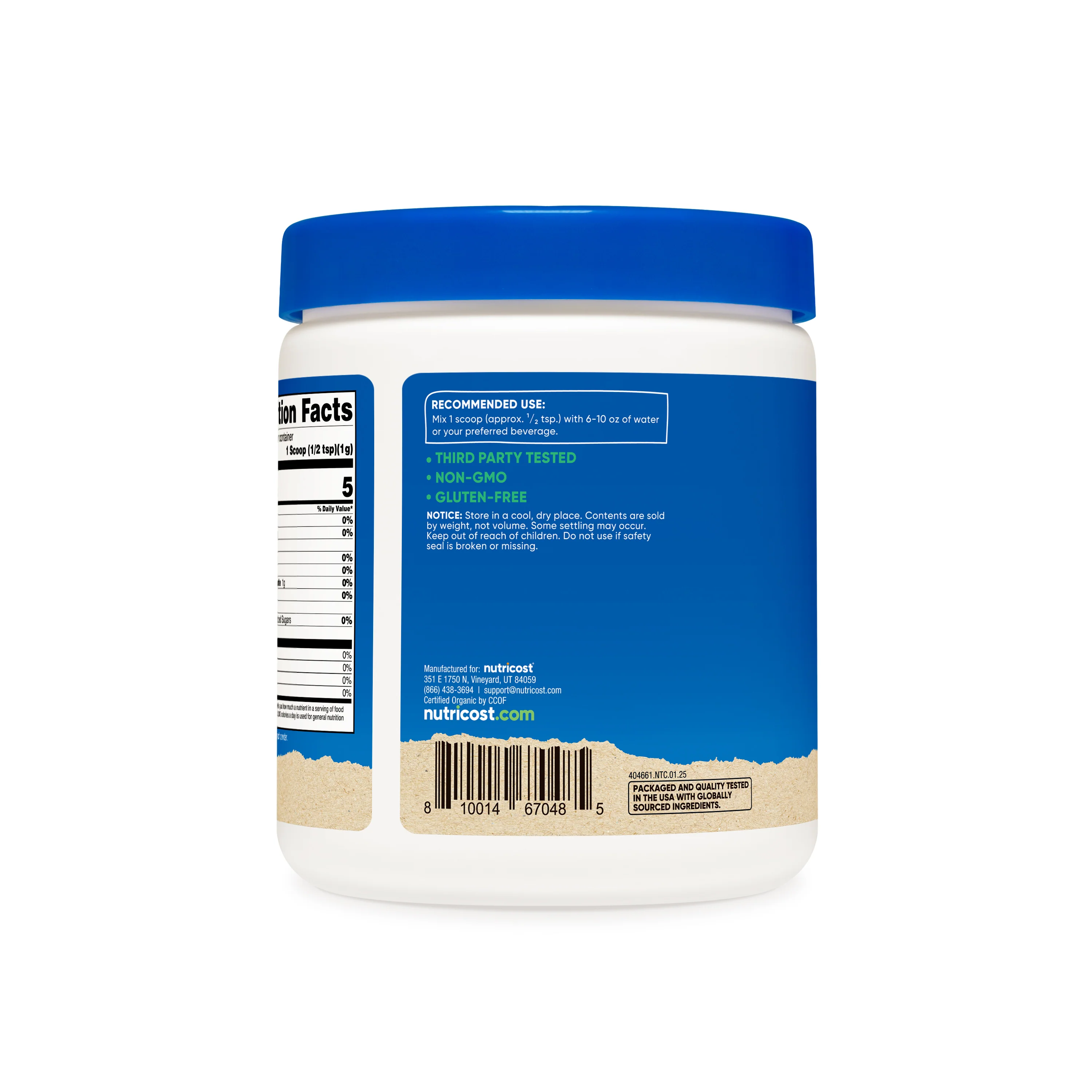 Nutricost Organic Spinach Powder - Image 3