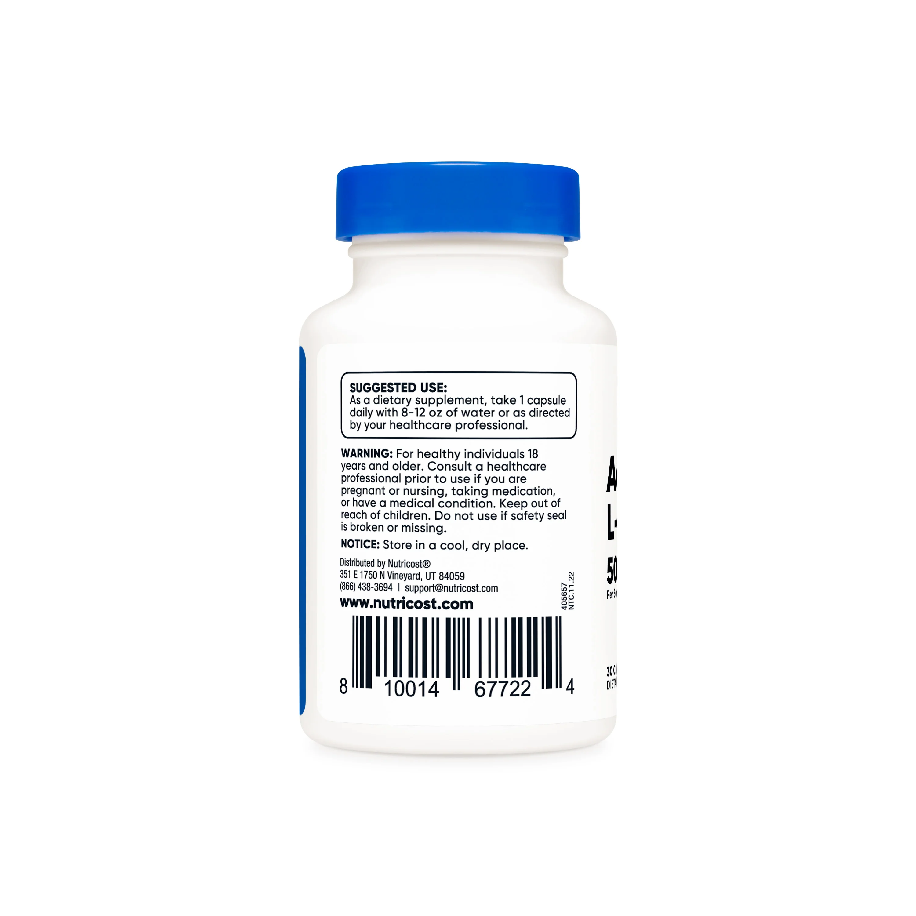Nutricost Acetyl L-Carnitine Capsules - Image 3