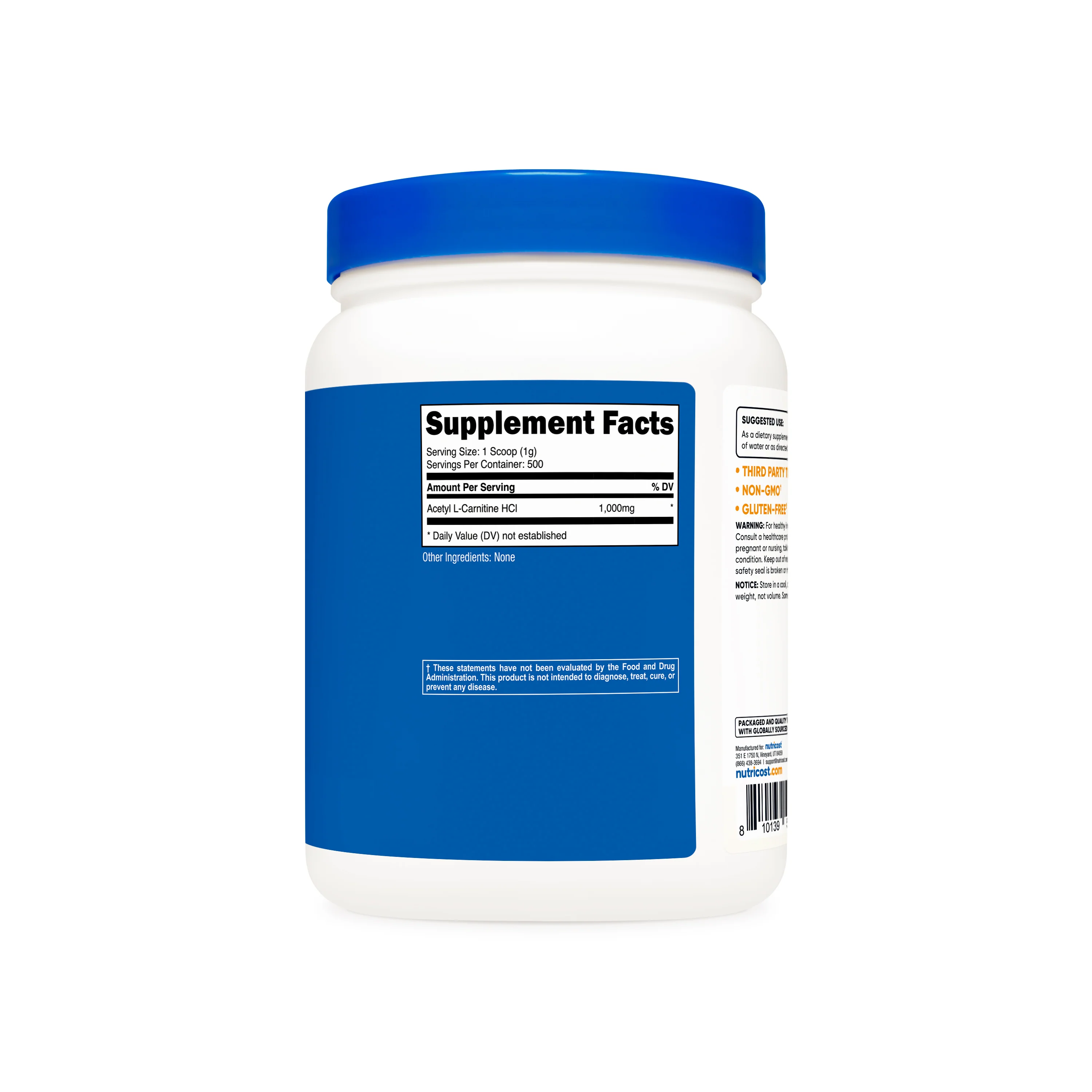 Nutricost Acetyl L-Carnitine Powder - Image 8