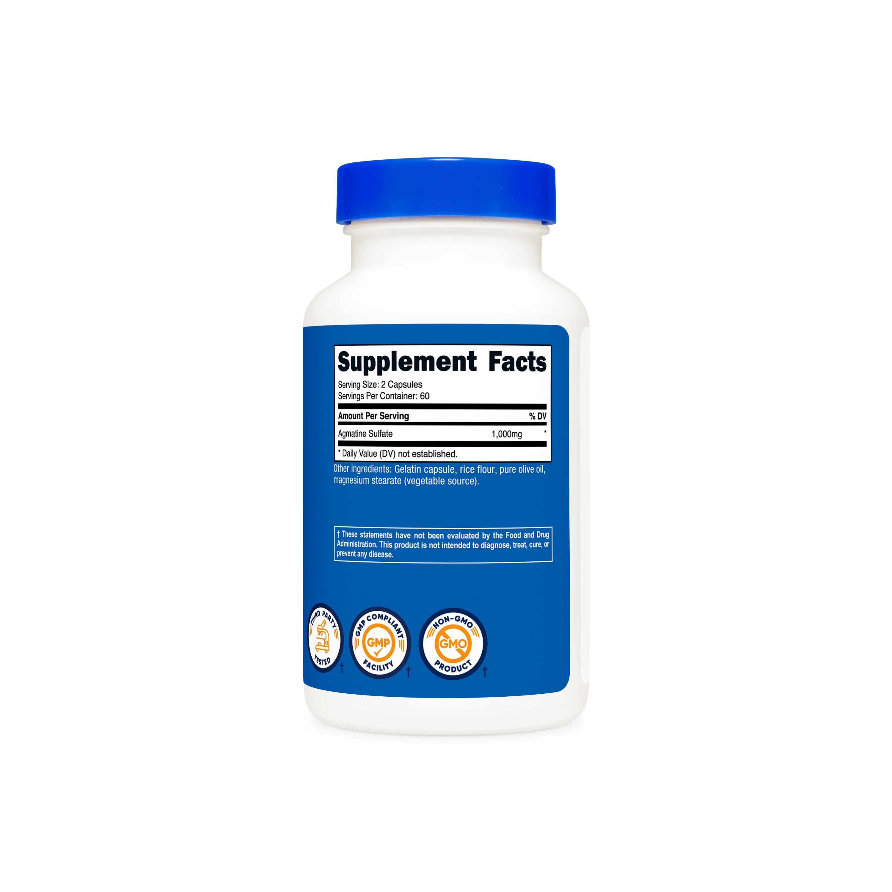 Nutricost Agmatine Sulfate Capsules - Image 2