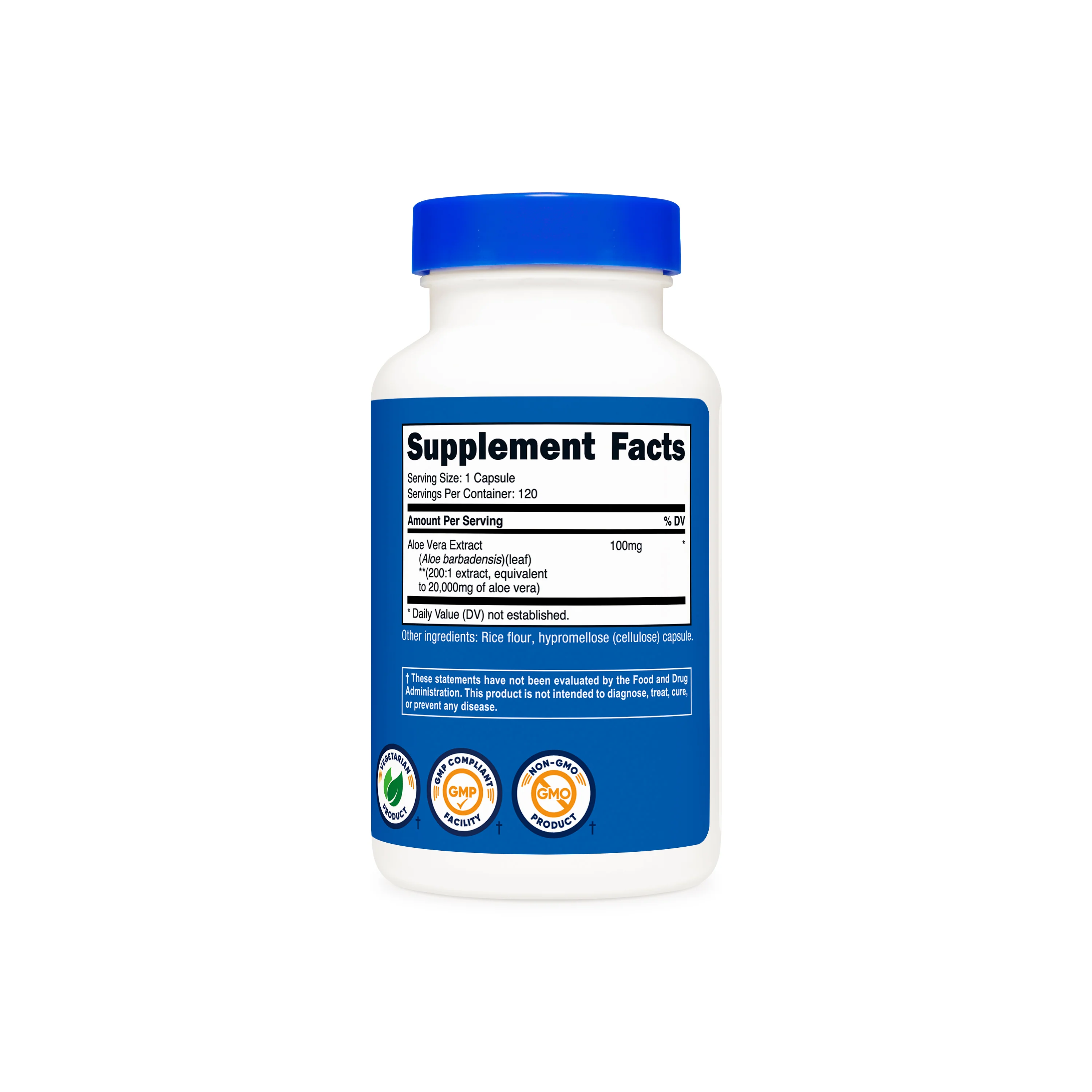 Nutricost Aloe Vera Capsules - Image 2