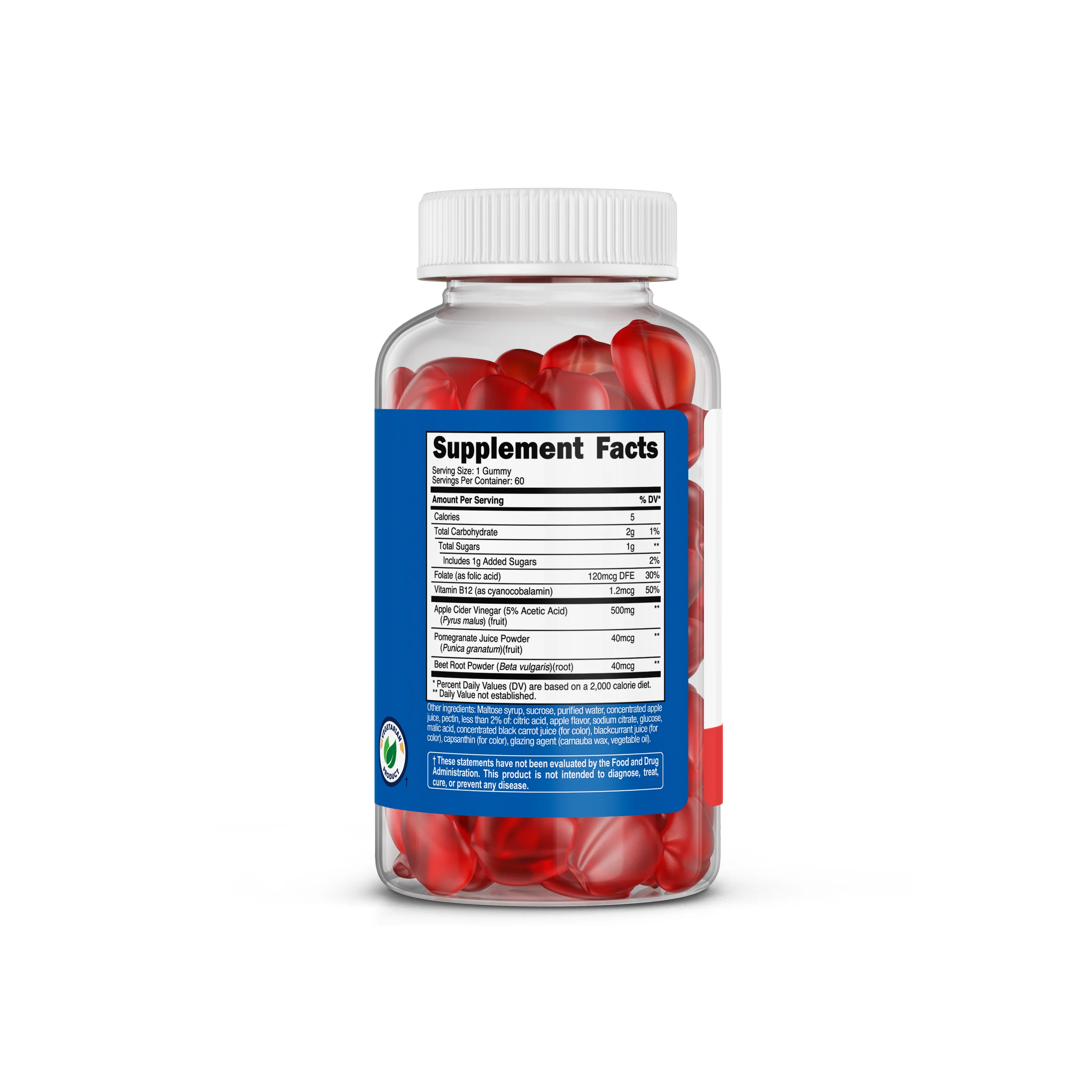Nutricost Apple Cider Vinegar Gummies - Image 2