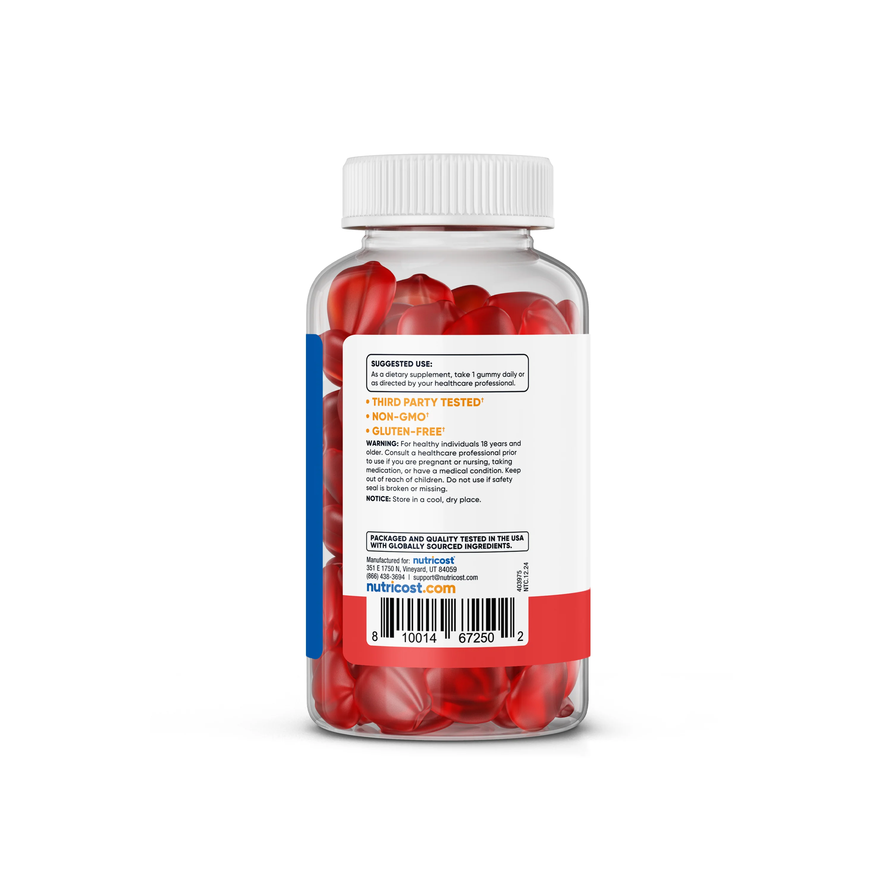 Nutricost Apple Cider Vinegar Gummies - Image 3