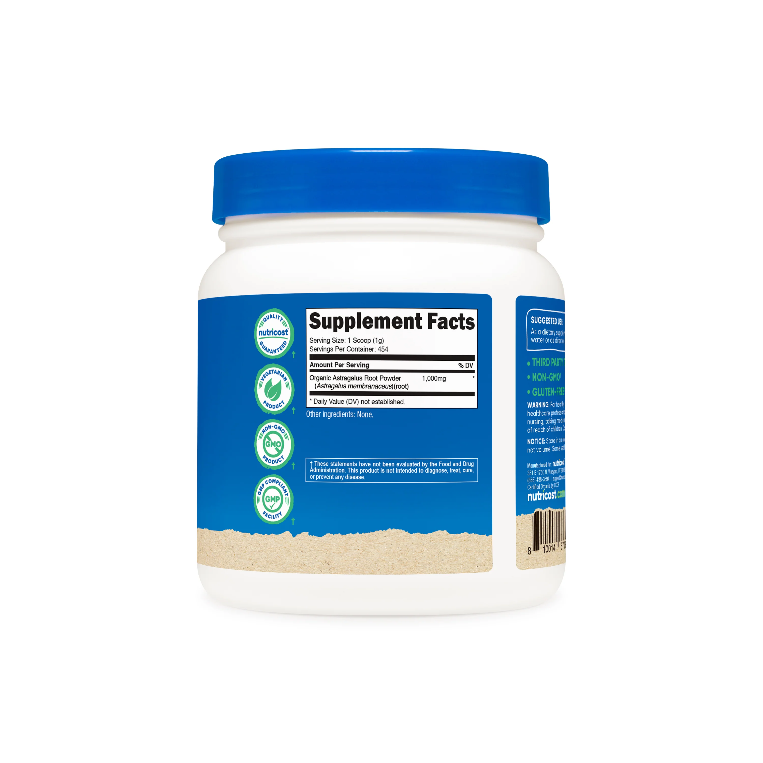 Nutricost Organic Astragalus Root Powder - Image 2