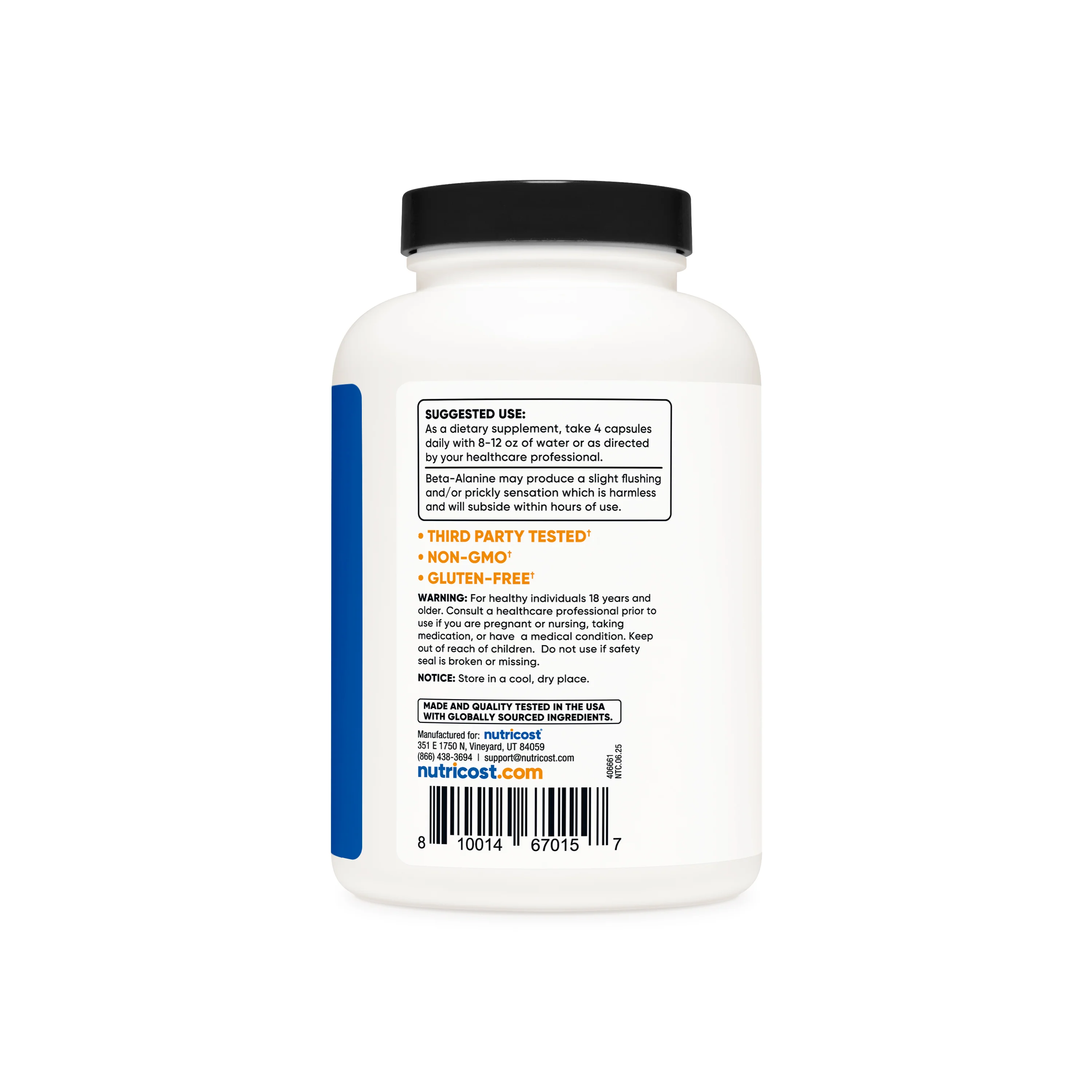 Nutricost Beta-Alanine Capsules - Image 6