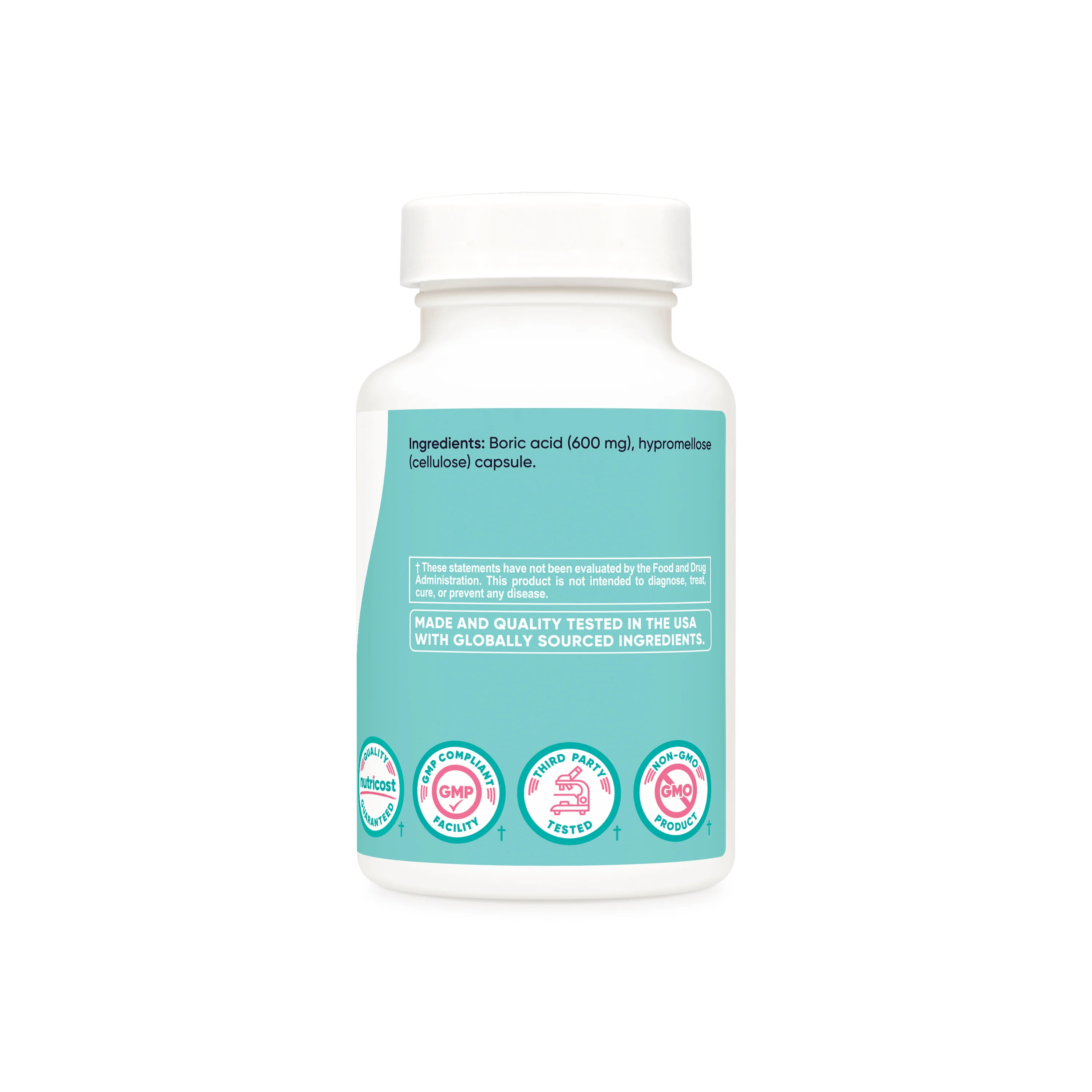 Nutricost Boric Acid Capsules - Image 5