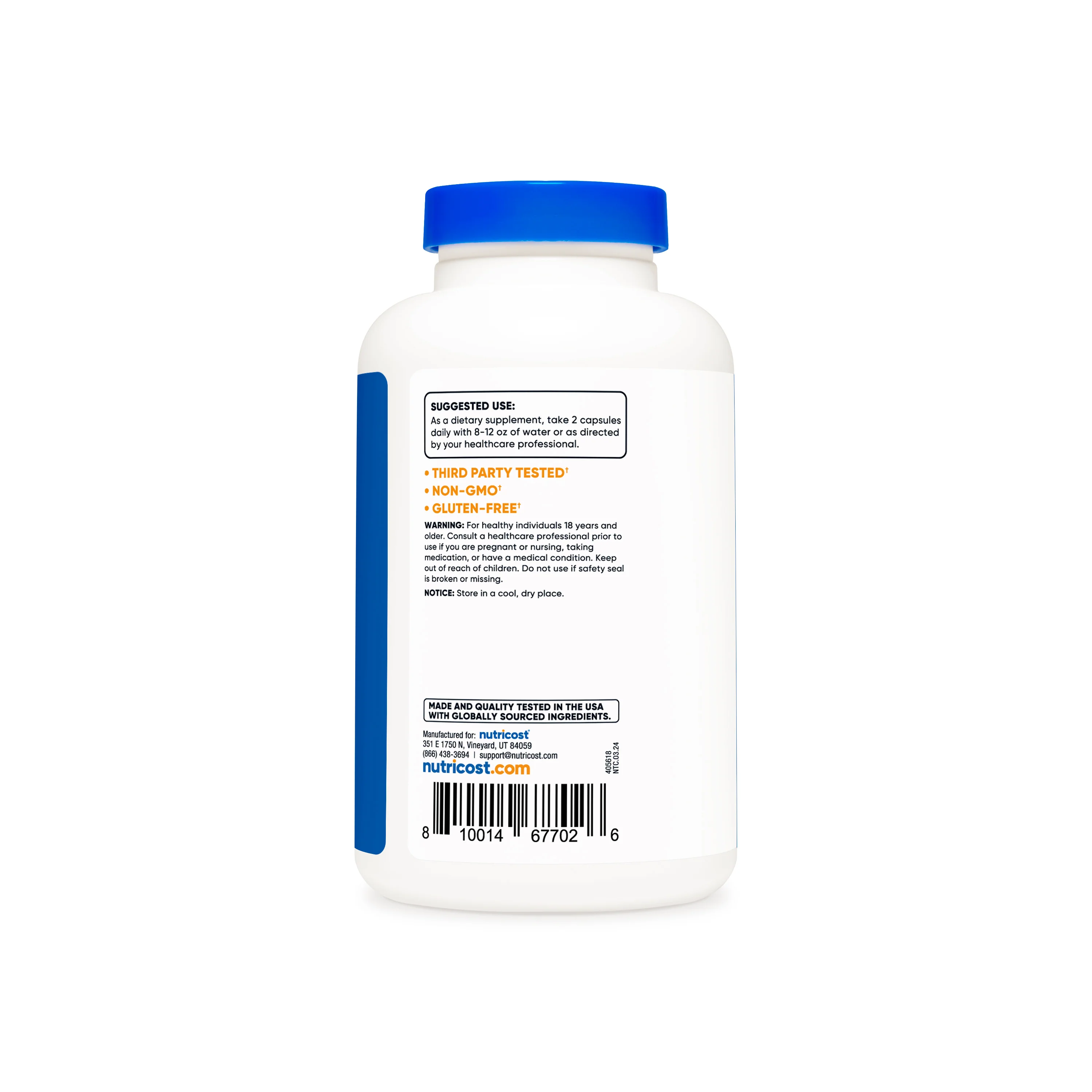 Nutricost Boswellia Extract 65% Boswellic Acid Capsules - Image 3
