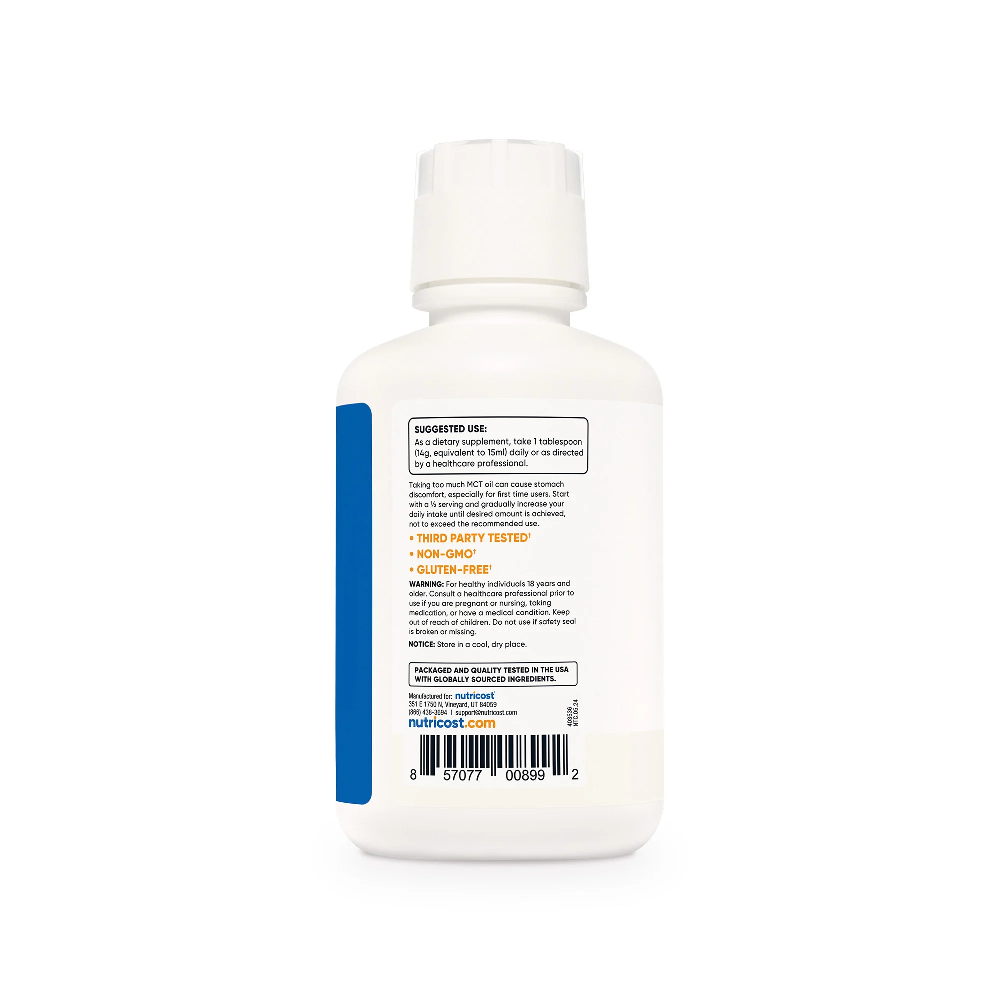 Nutricost C8 MCT Oil - Image 3
