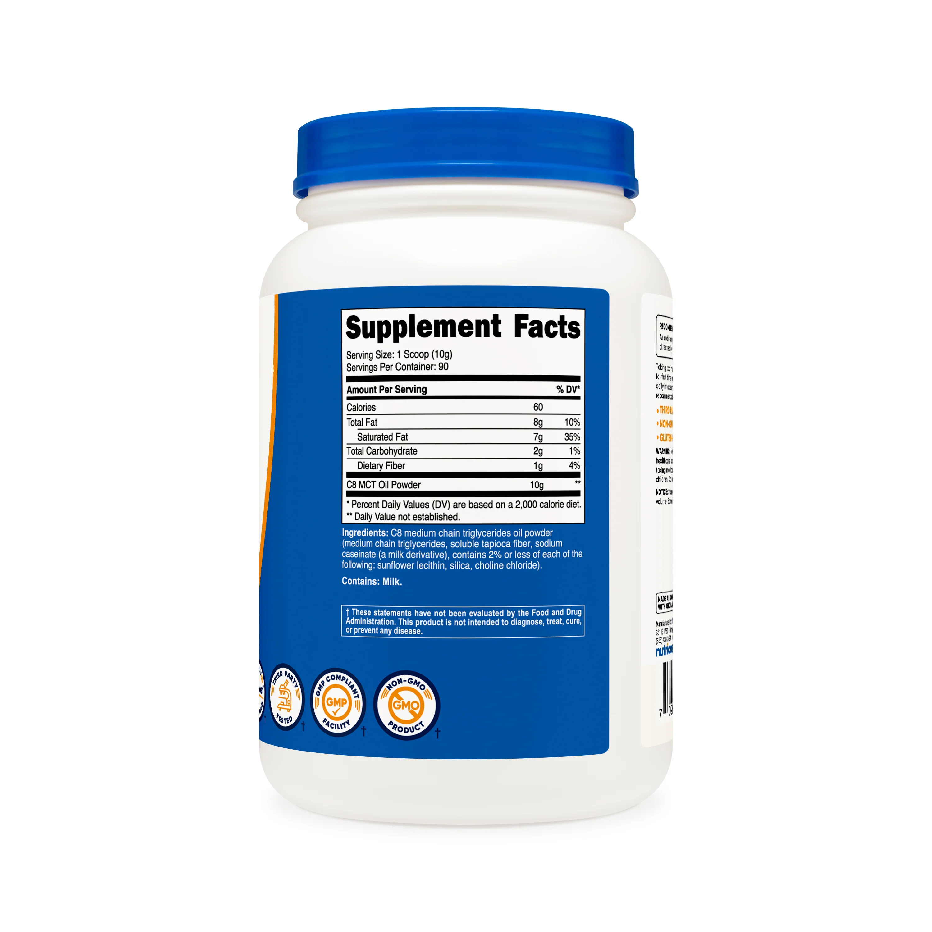 Nutricost C8 MCT Oil Powder - Image 8