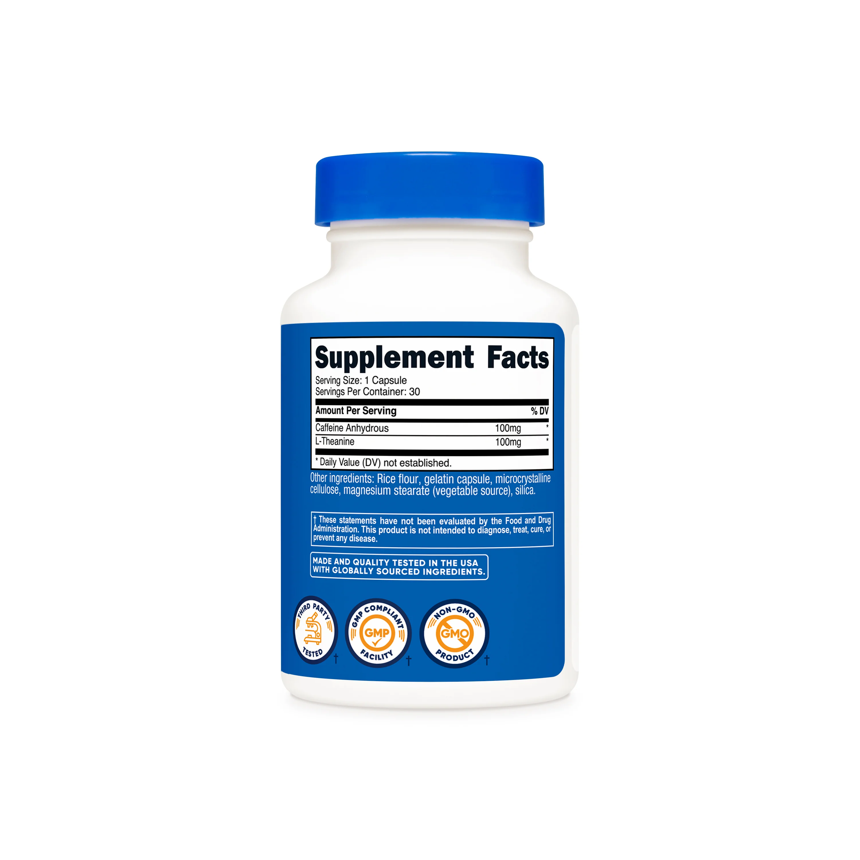 Nutricost Caffeine + L-Theanine Capsules - Image 4