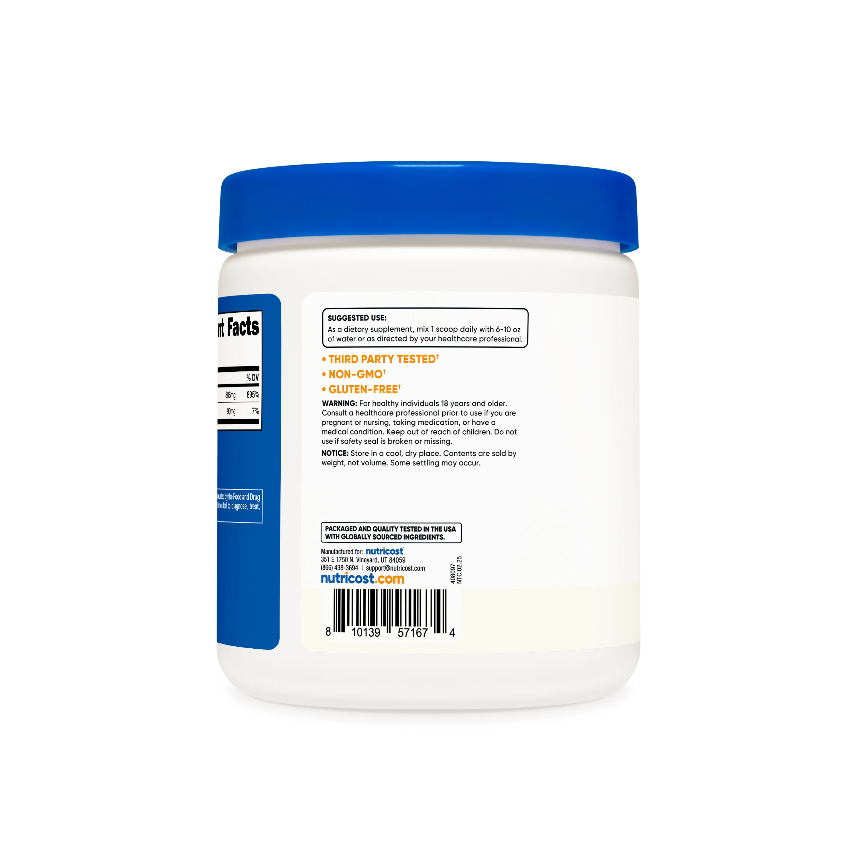 Nutricost Calcium Ascorbate Powder - Image 3