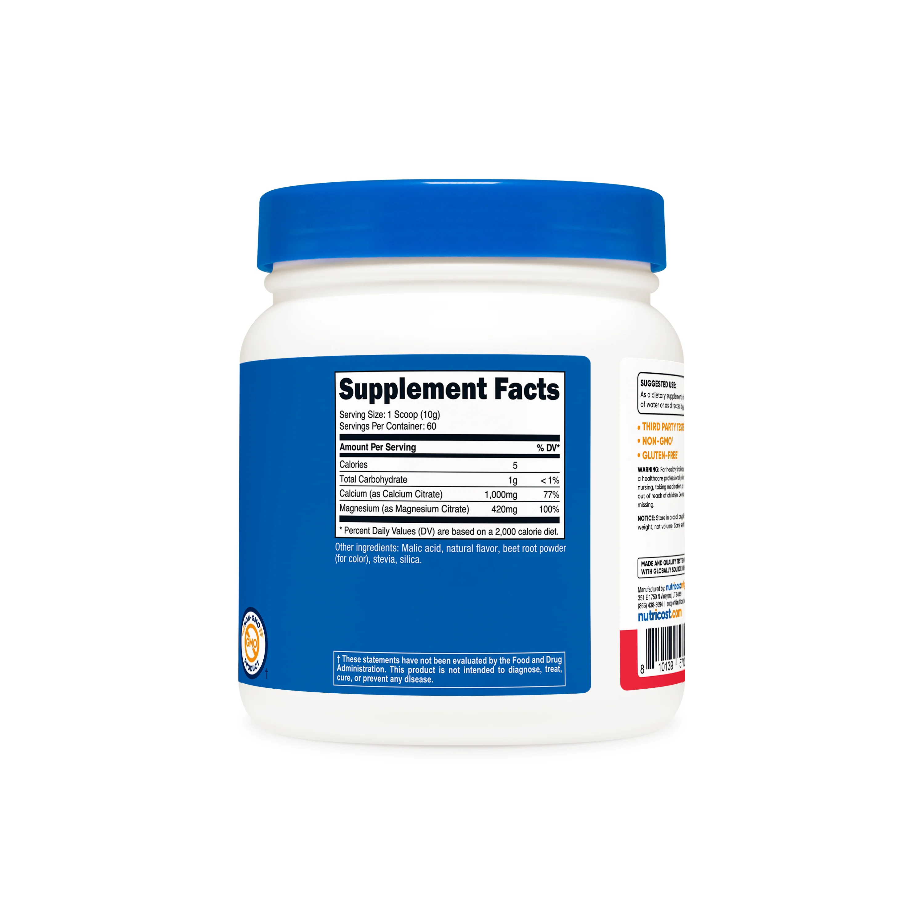 Nutricost Calcium Citrate + Magnesium Citrate Powder - Image 11