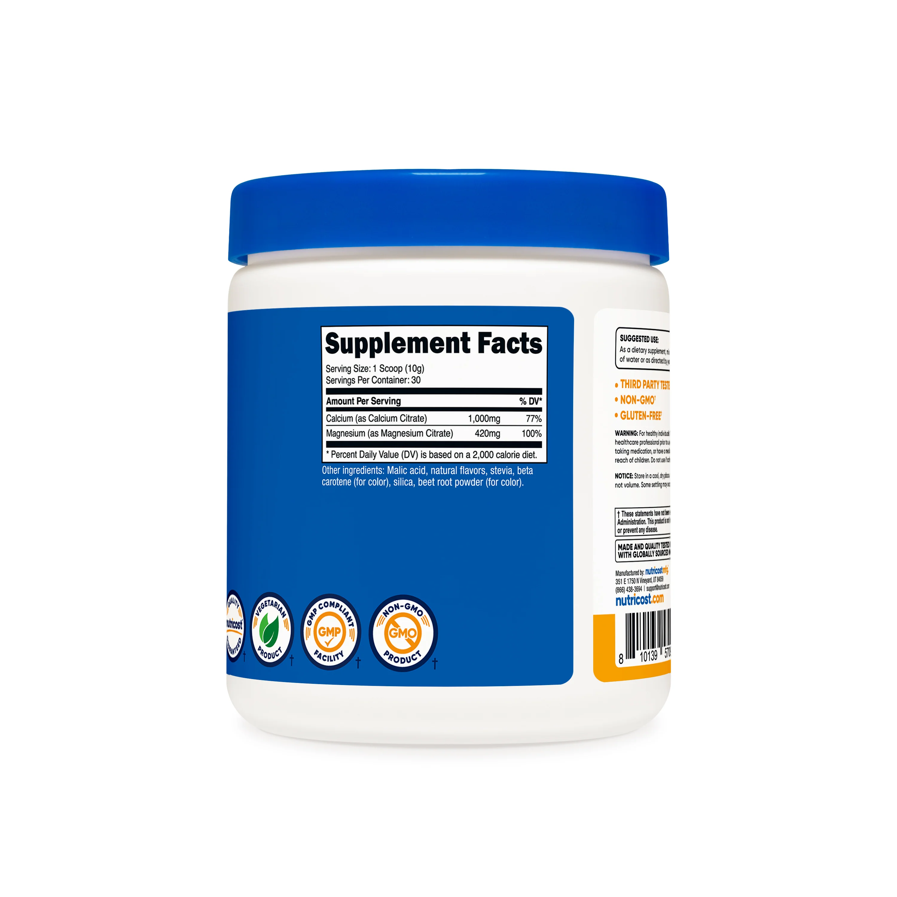 Nutricost Calcium Citrate + Magnesium Citrate Powder - Image 14