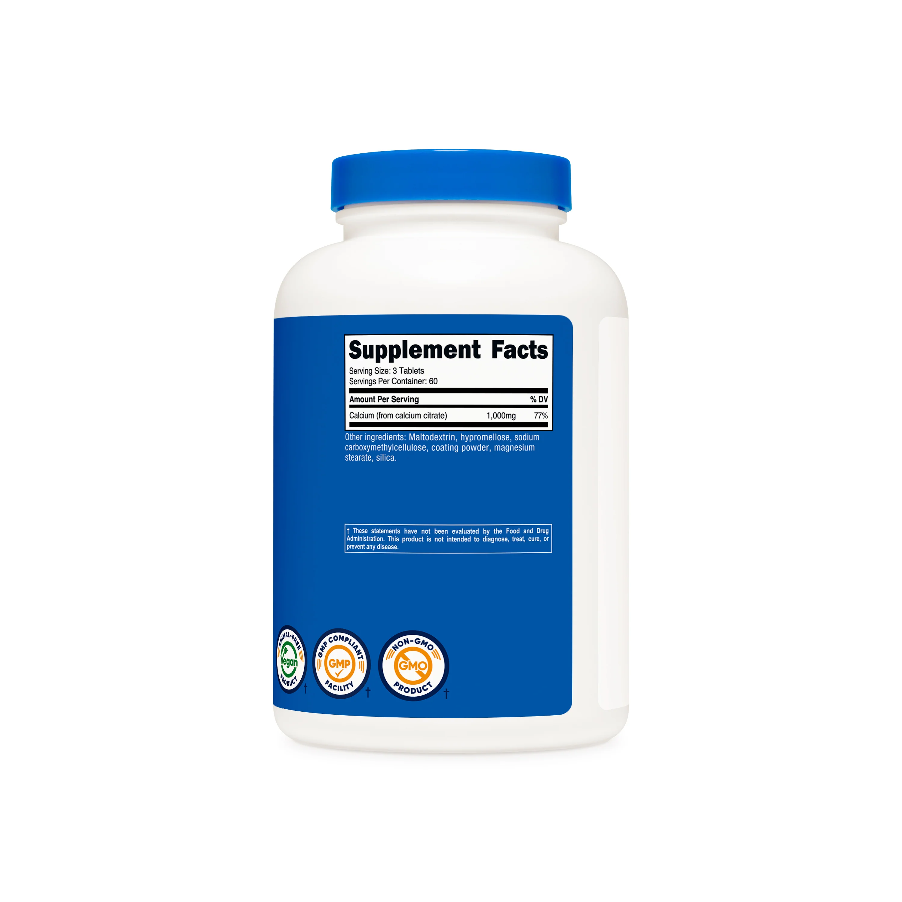 Nutricost Calcium Citrate Tablets - Image 2