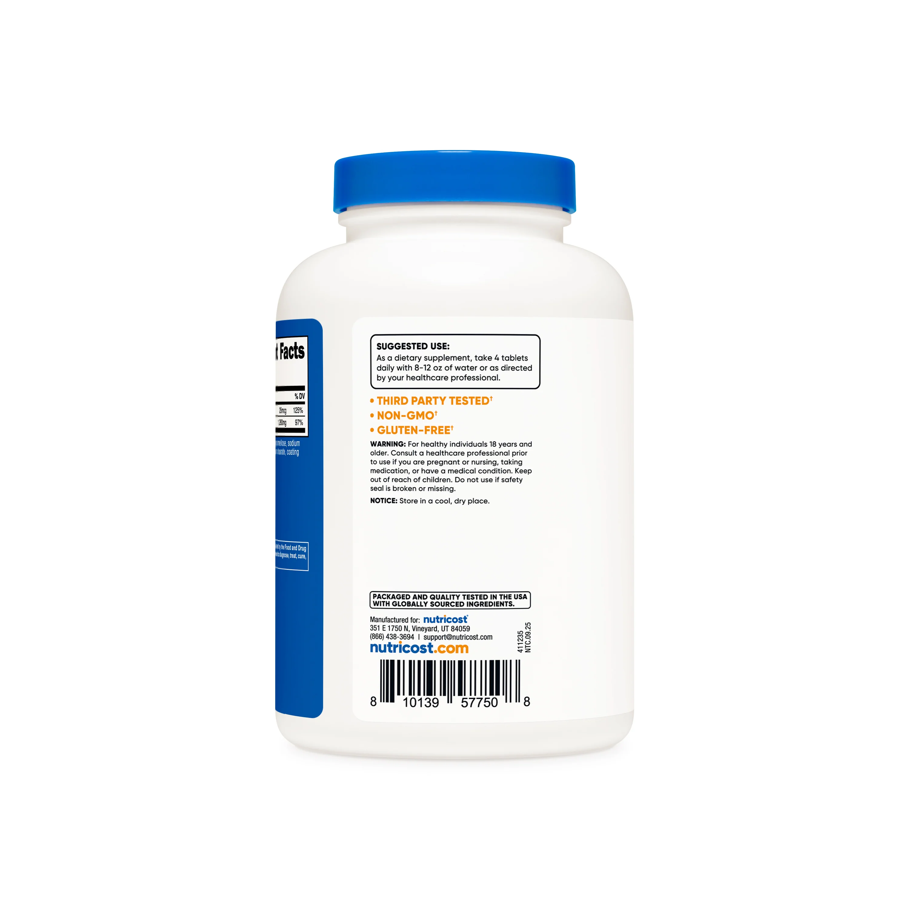 Nutricost Calcium Citrate with Vitamin D Tablets - Image 3