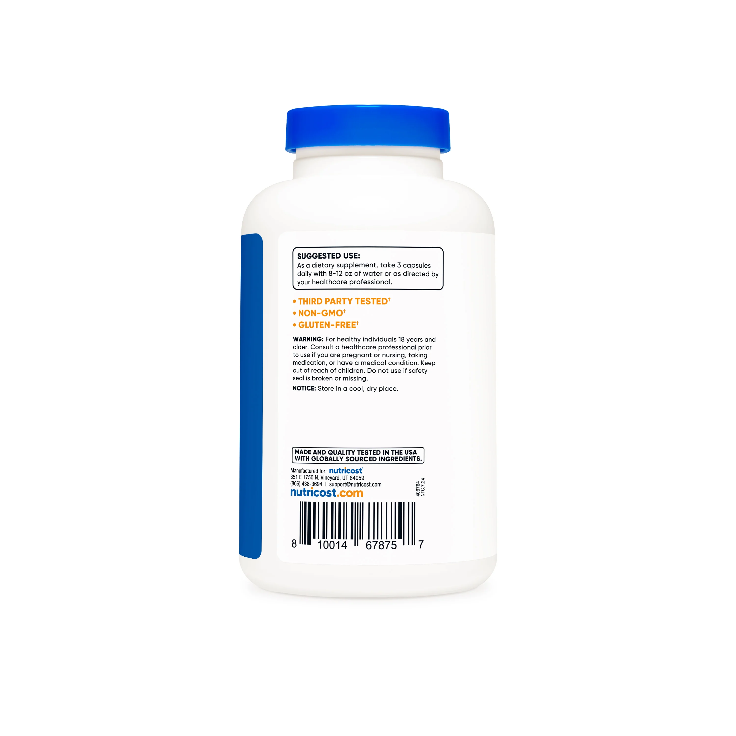 Nutricost Calcium Lactate - Image 3