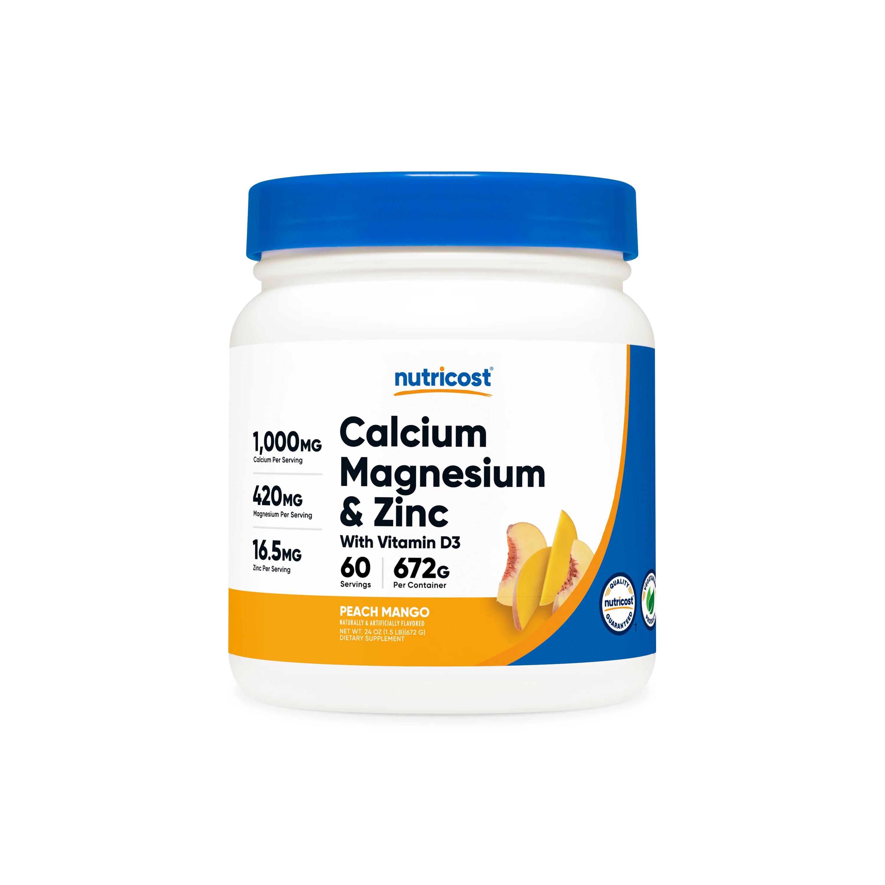 Nutricost Calcium + Magnesium + Zinc Citrates with Vitamin D3 Powder - Image 10