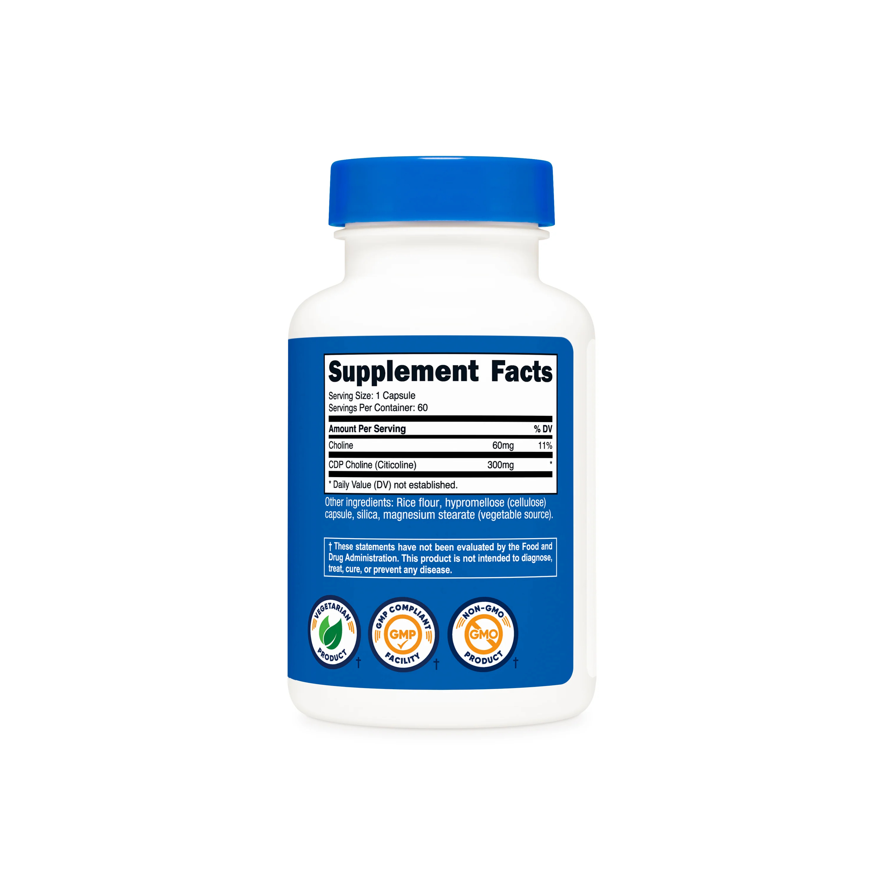 Nutricost CDP Choline Capsules - Image 5