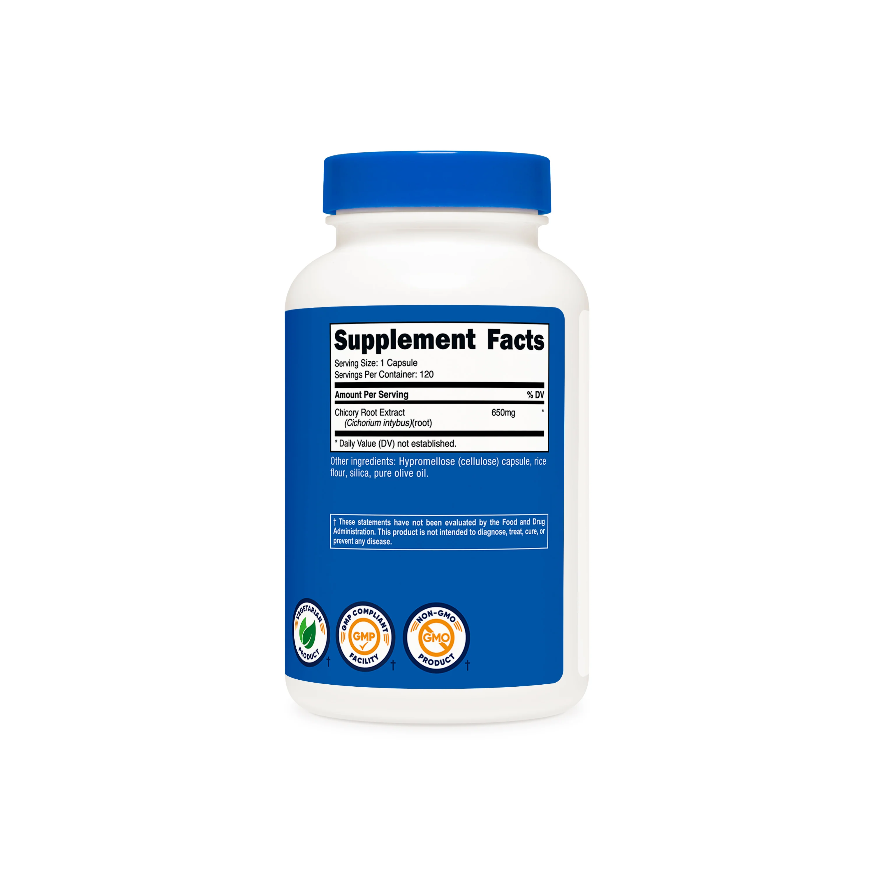 Nutricost Chicory Root Capsules - Image 2