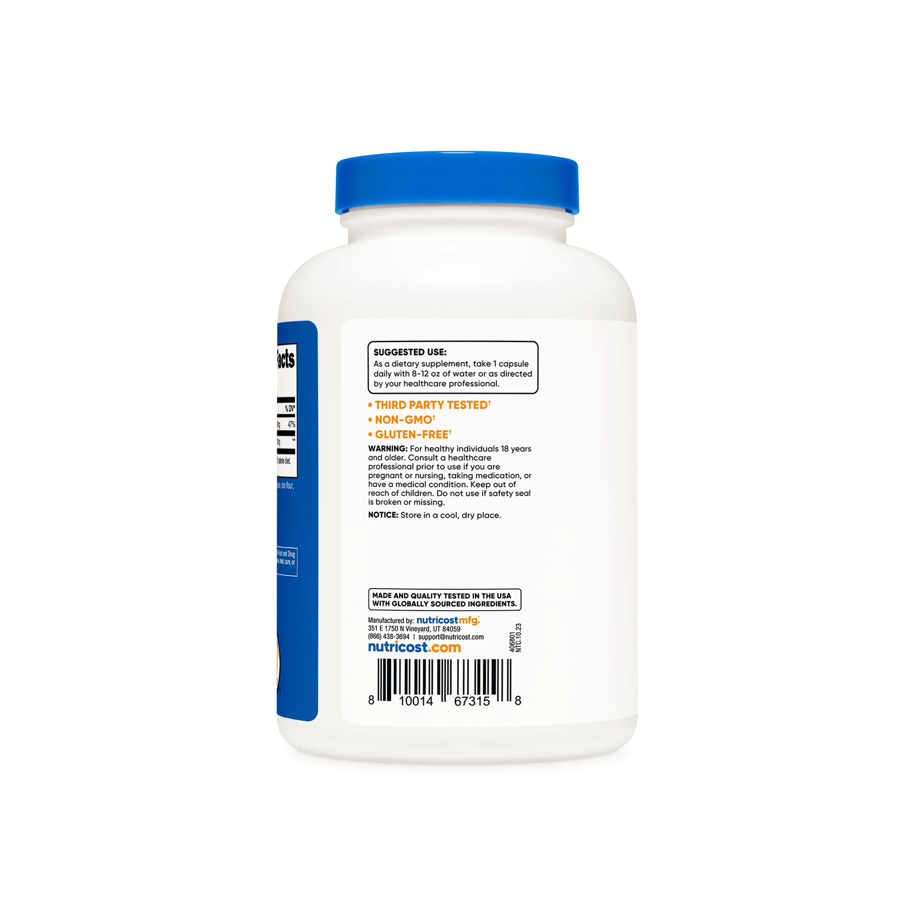 Nutricost Choline Bitartrate Capsules - Image 3