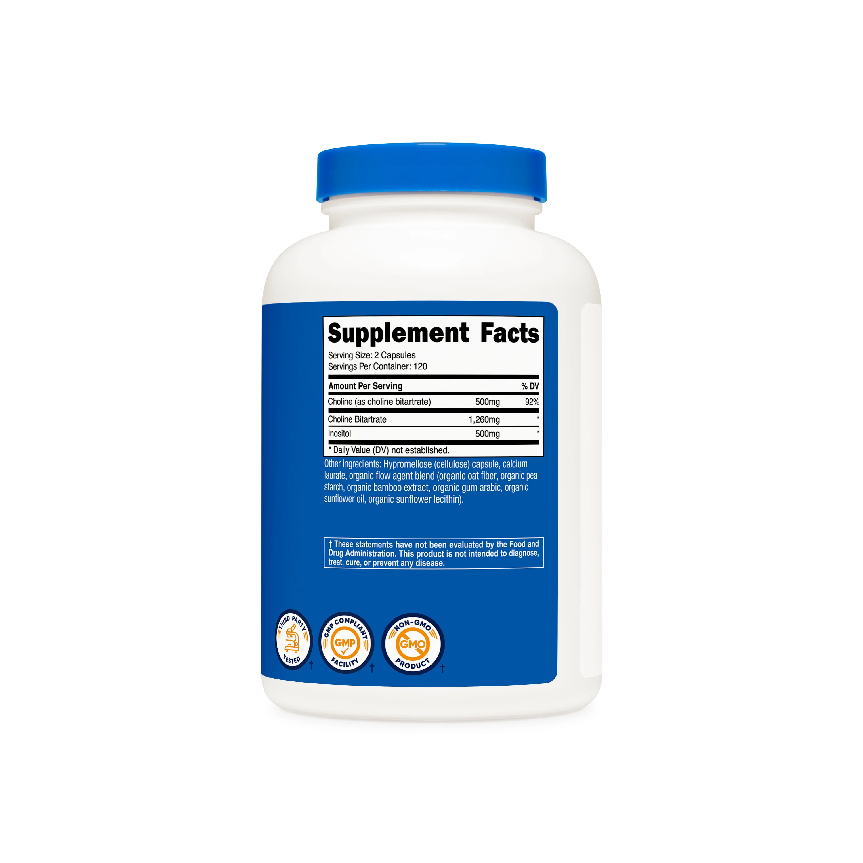 Nutricost Choline & Inositol Supplement - Image 2