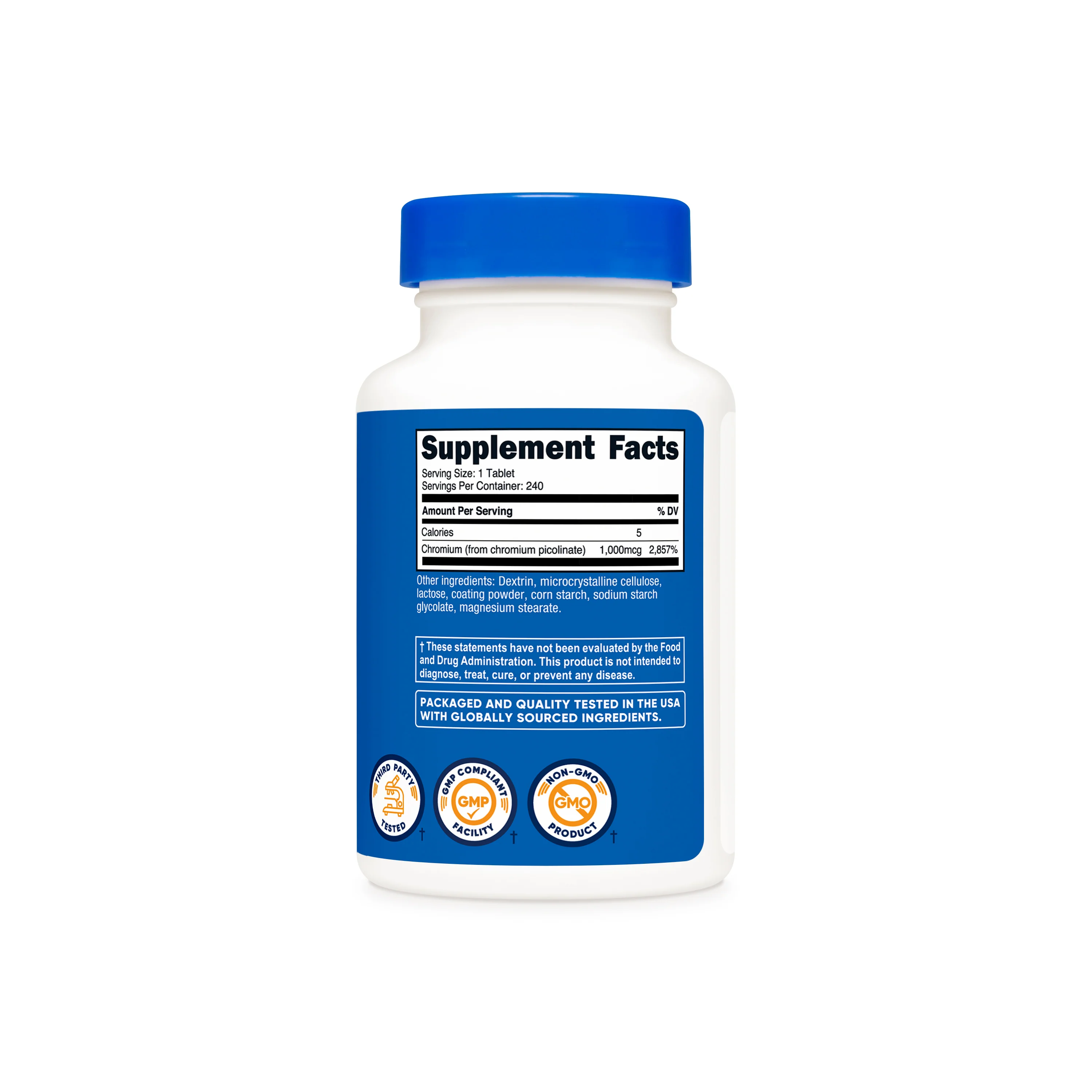 Nutricost Chromium Picolinate Tablets - Image 2