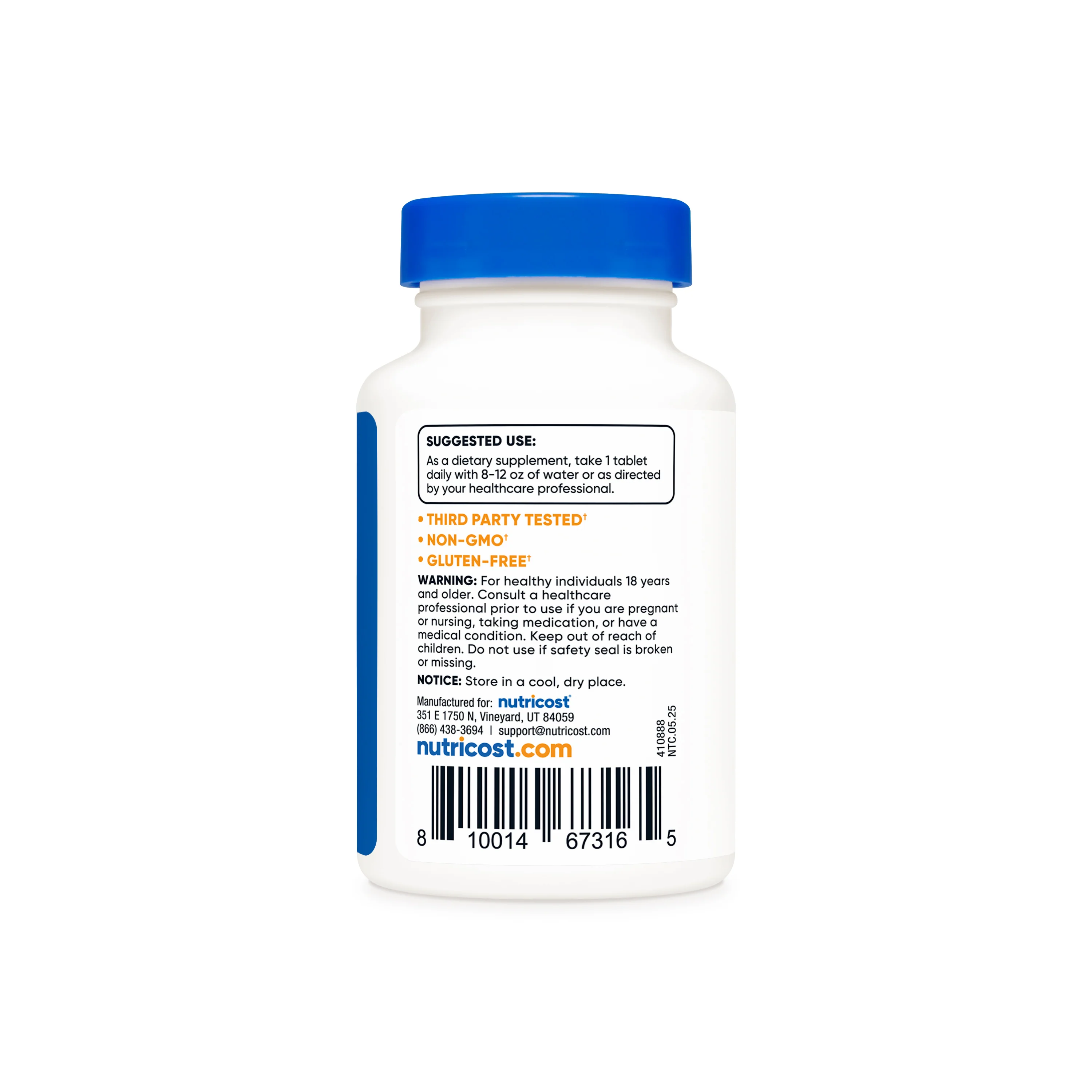 Nutricost Chromium Picolinate Tablets - Image 3
