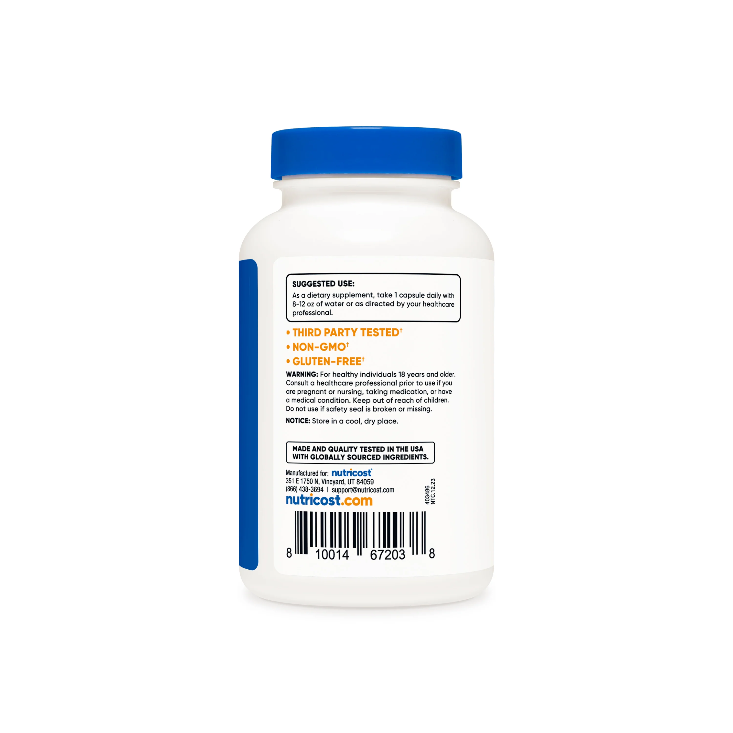 Nutricost Citric Acid Capsules - Image 6