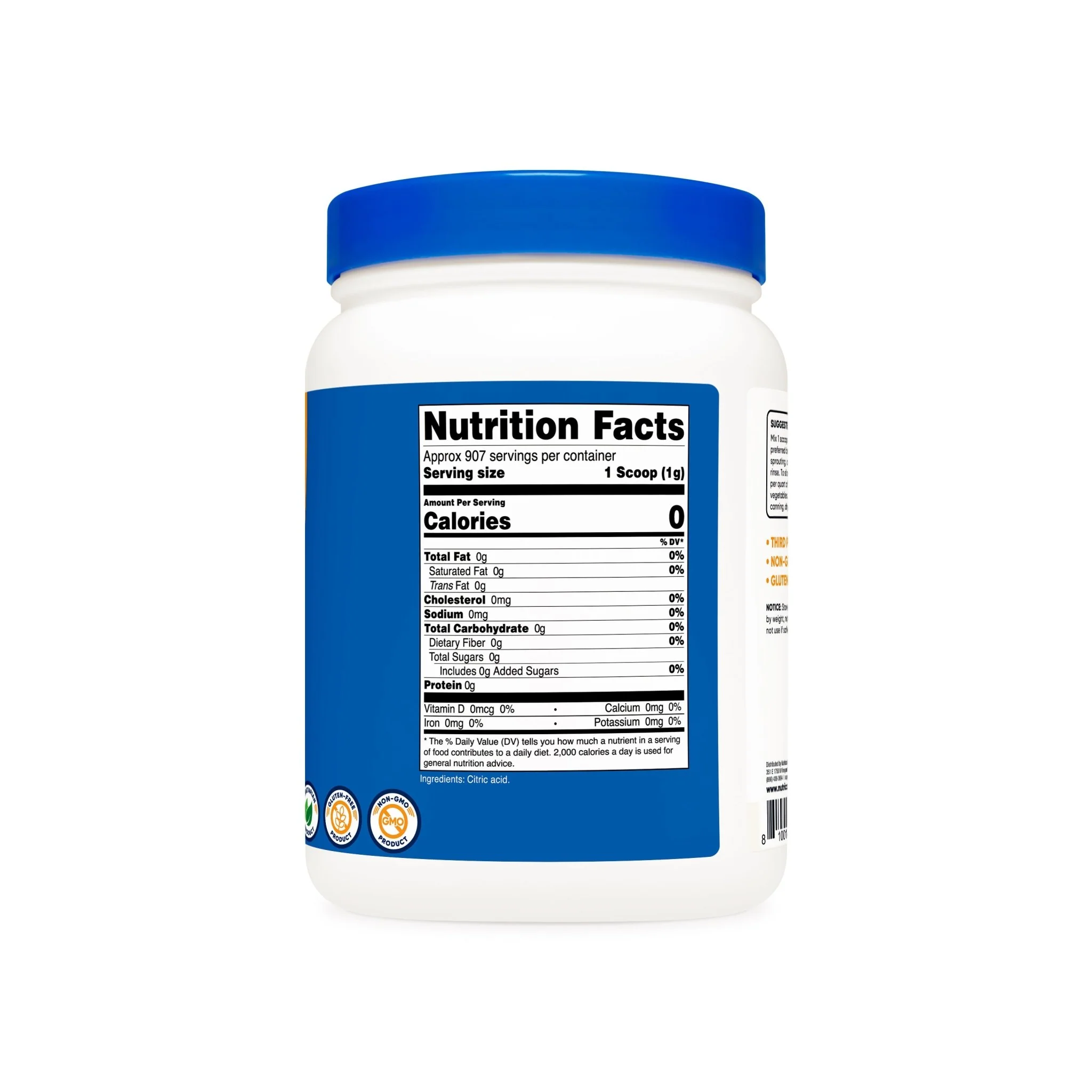 Nutricost Citric Acid Powder - Image 5