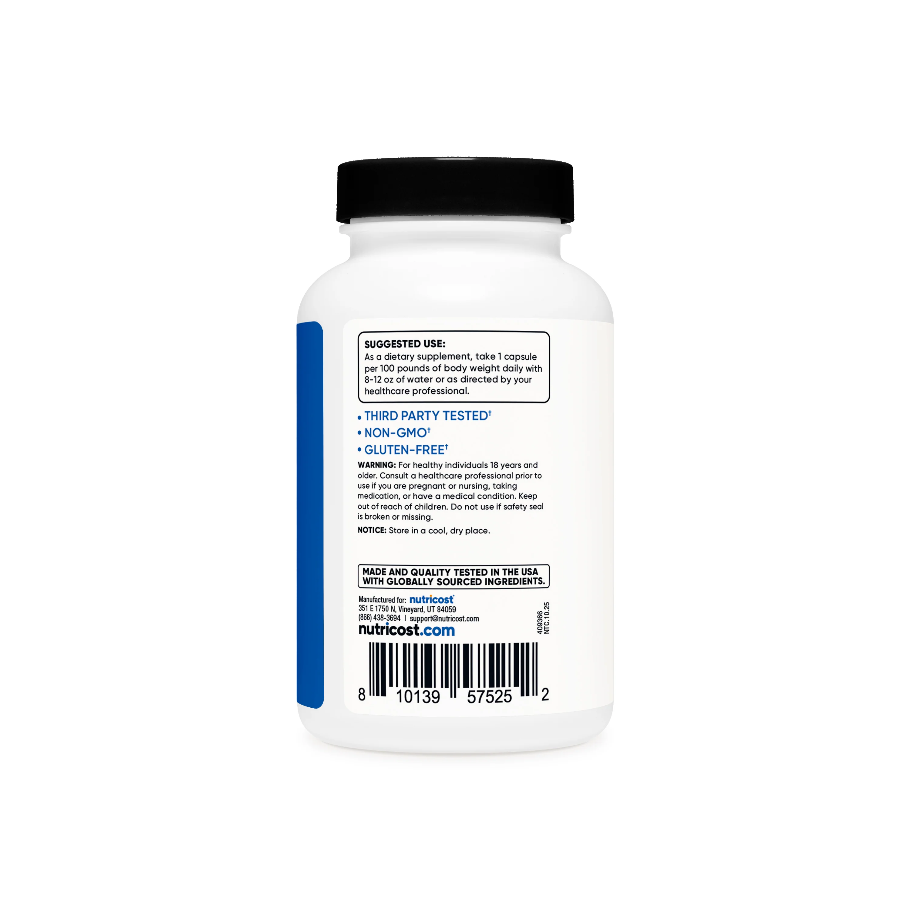 Nutricost Creatine HCl Capsules - Image 3