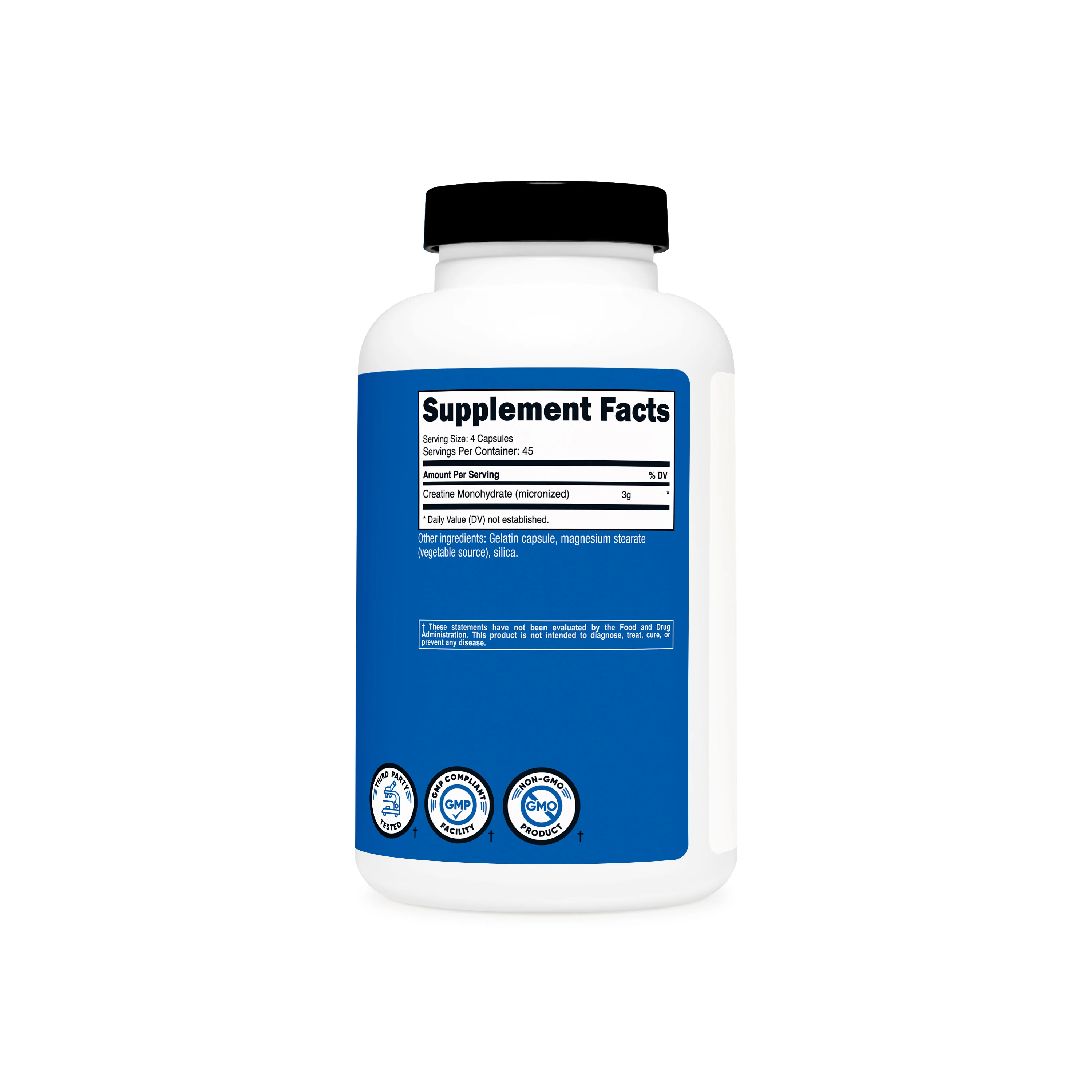 Nutricost Creatine Monohydrate Capsules - Image 2