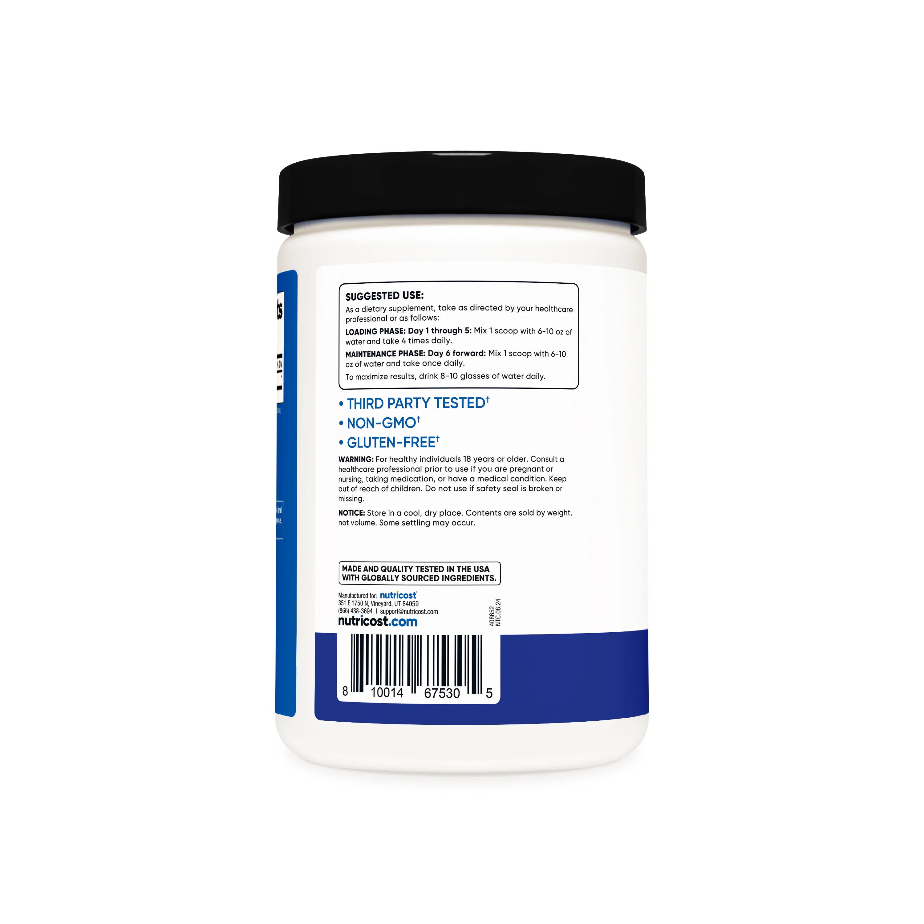 Nutricost Creatine Monohydrate Powder - Image 42