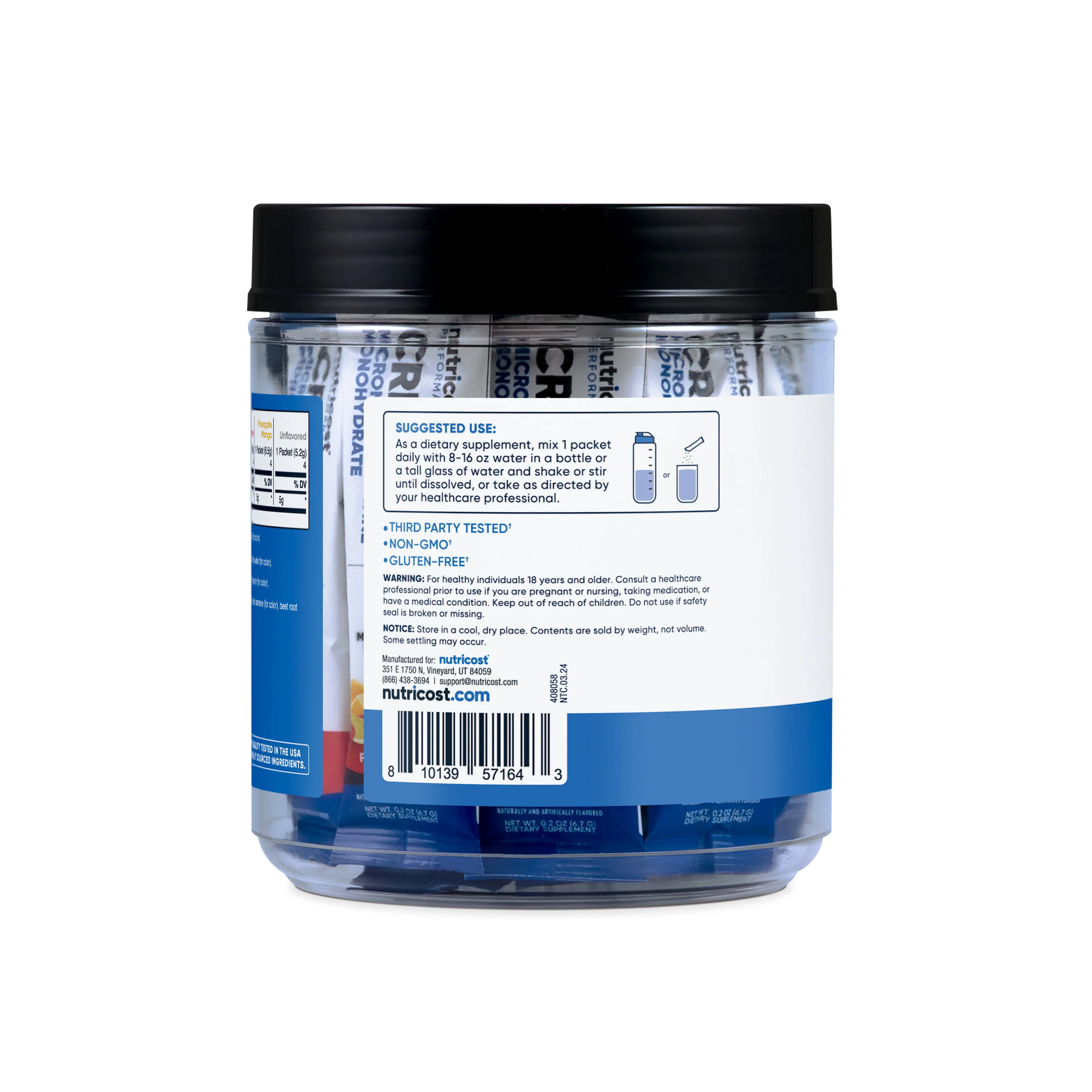 Nutricost Creatine Monohydrate Stickpack Variety - Image 3