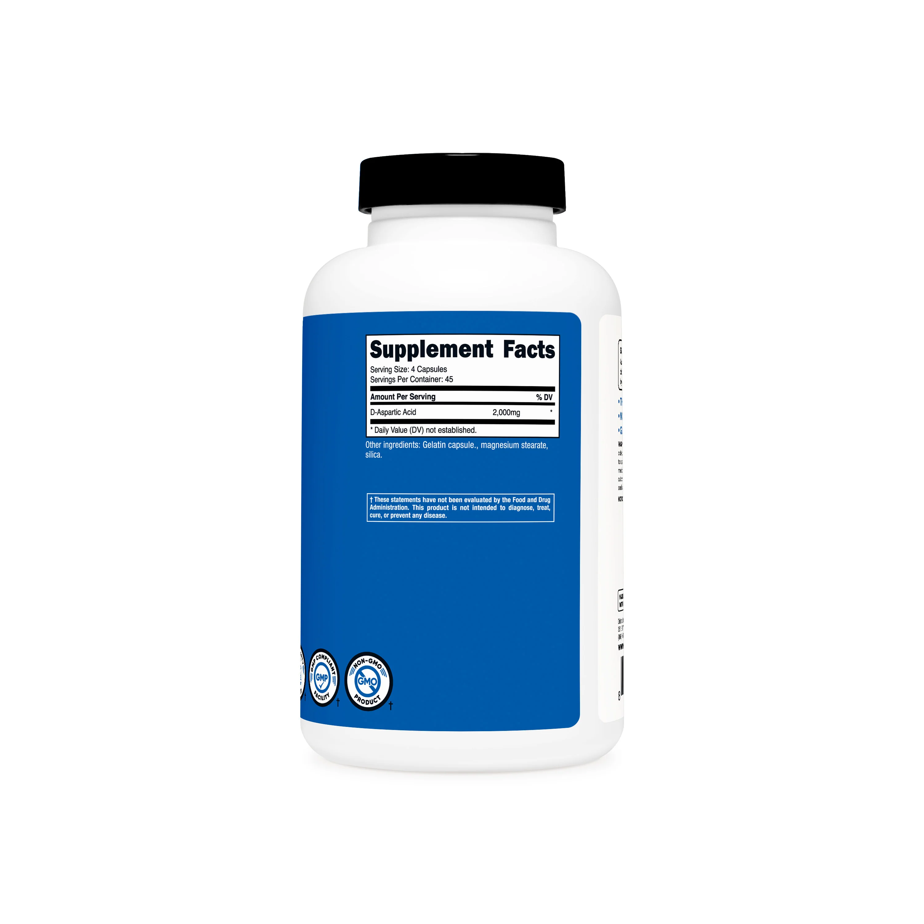 Nutricost D-Aspartic Acid Capsules - Image 2