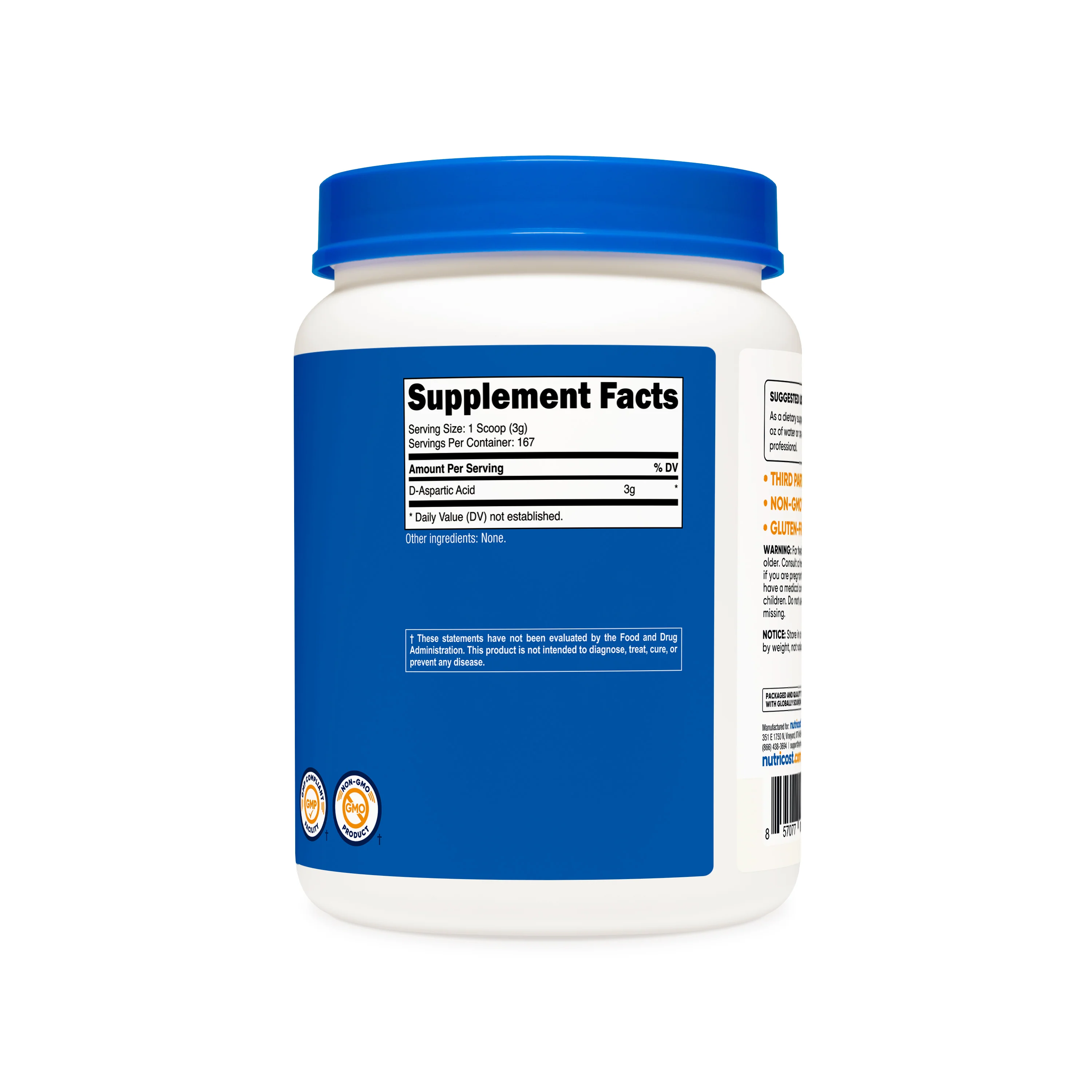 Nutricost D-Aspartic Acid Powder - Image 11