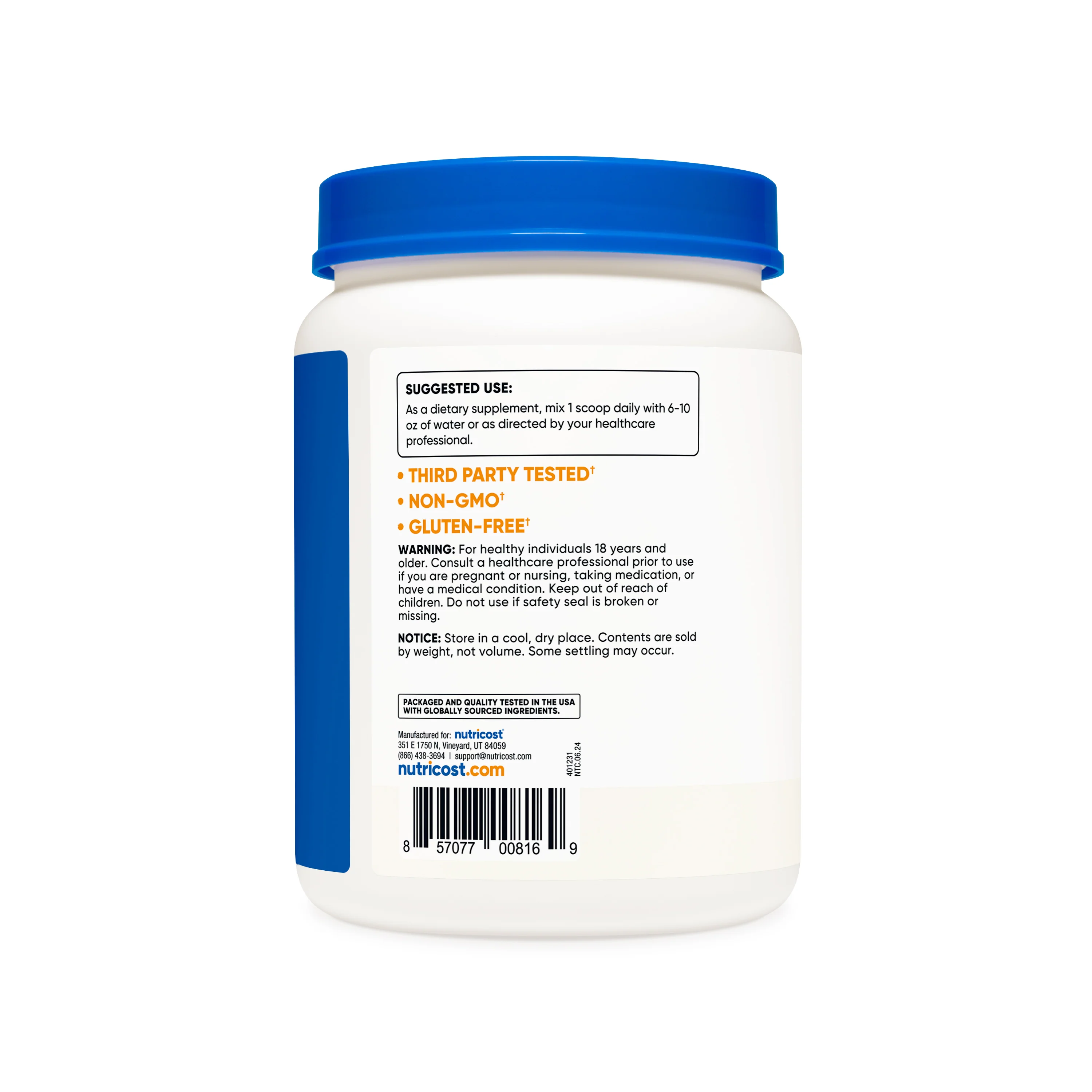 Nutricost D-Aspartic Acid Powder - Image 12