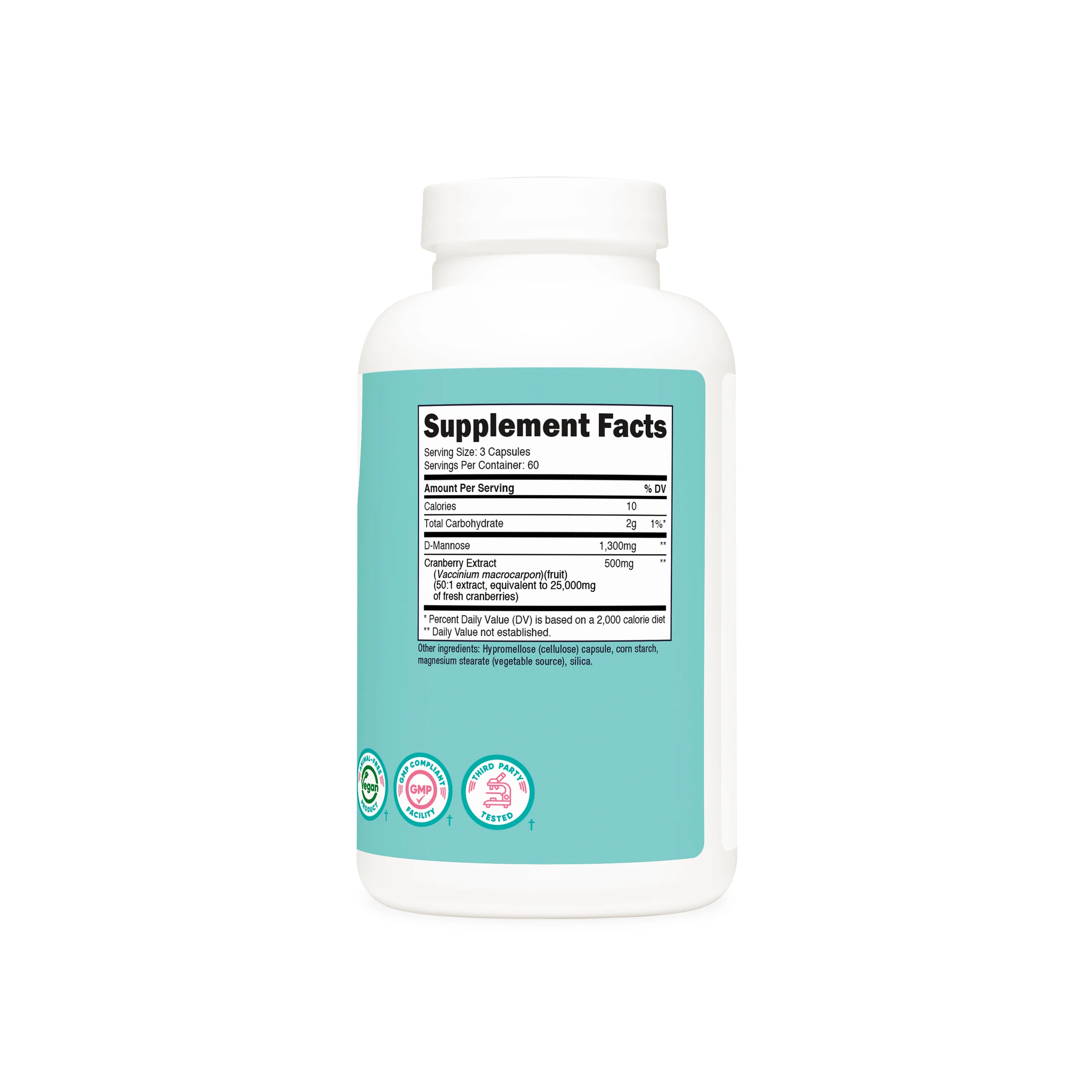 Nutricost D-Mannose with Cranberry Extract for Women - Image 6