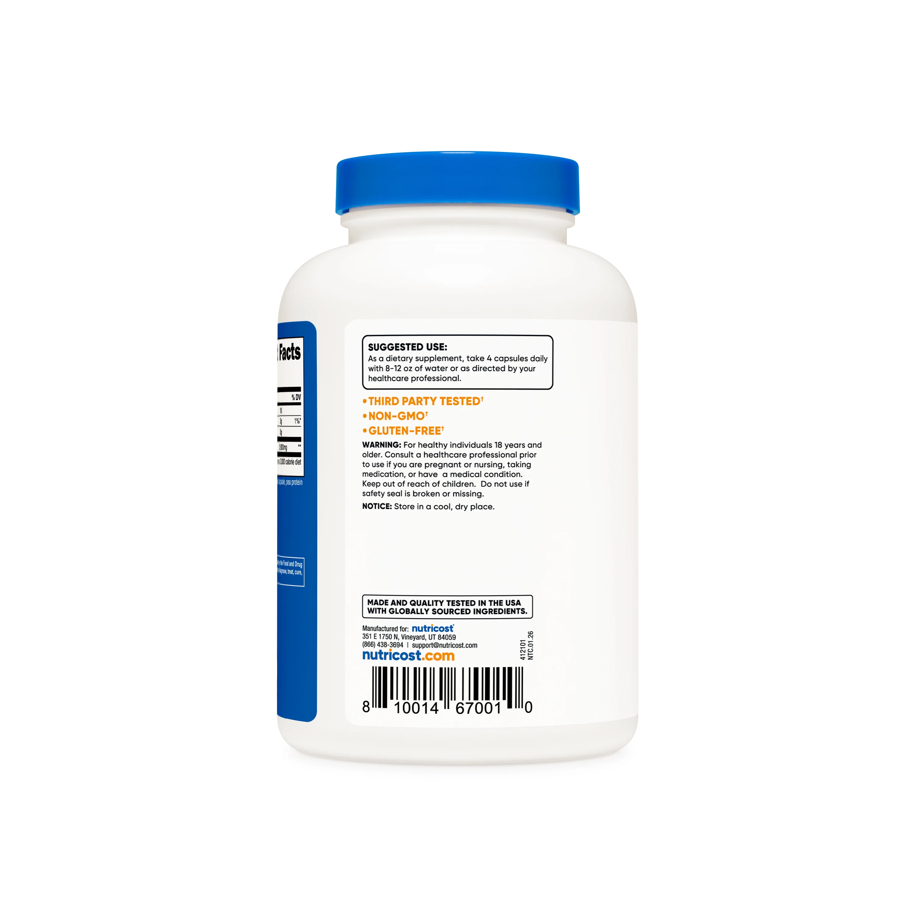 Nutricost D-Ribose Capsules - Image 3