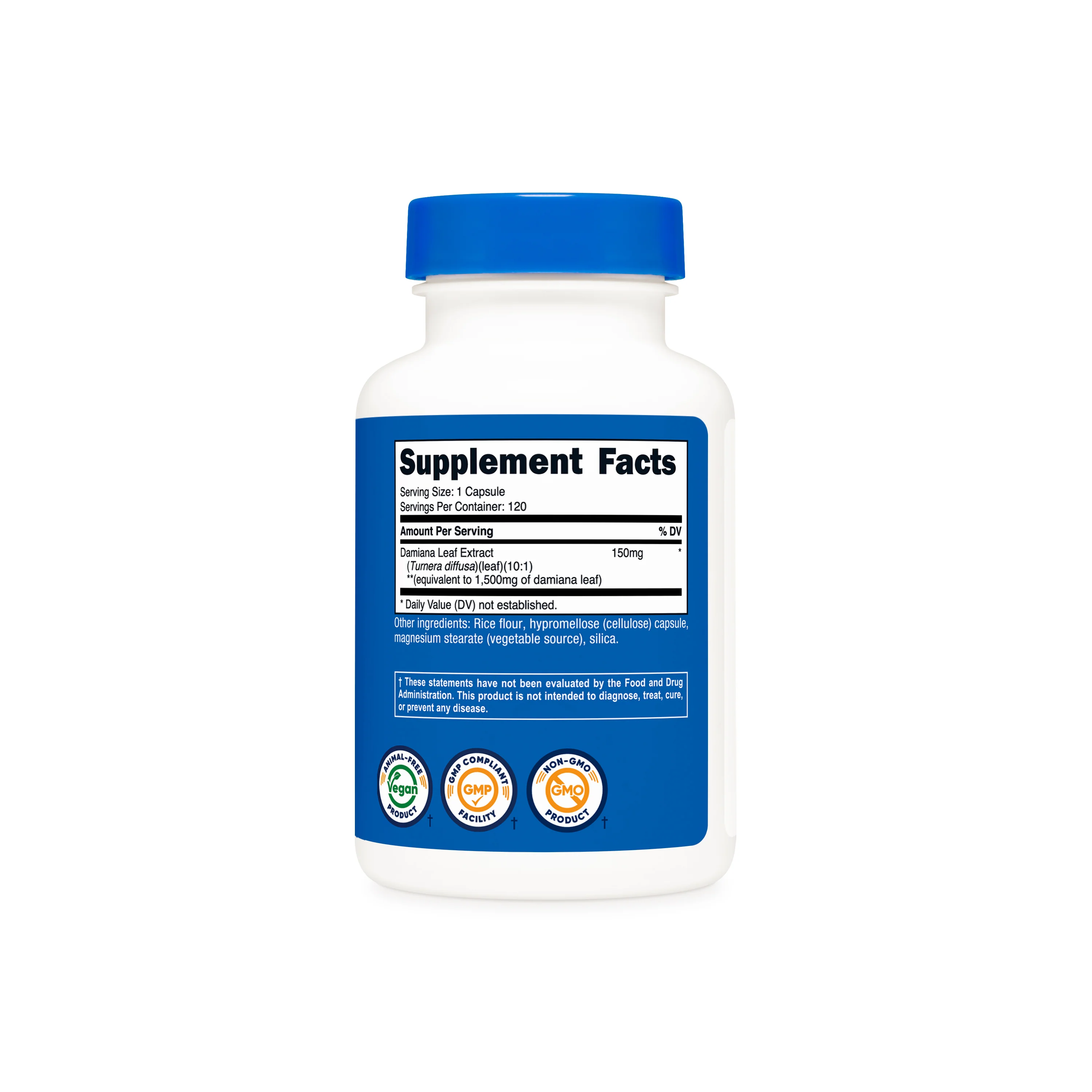 Nutricost Damiana Leaf Capsules - Image 2