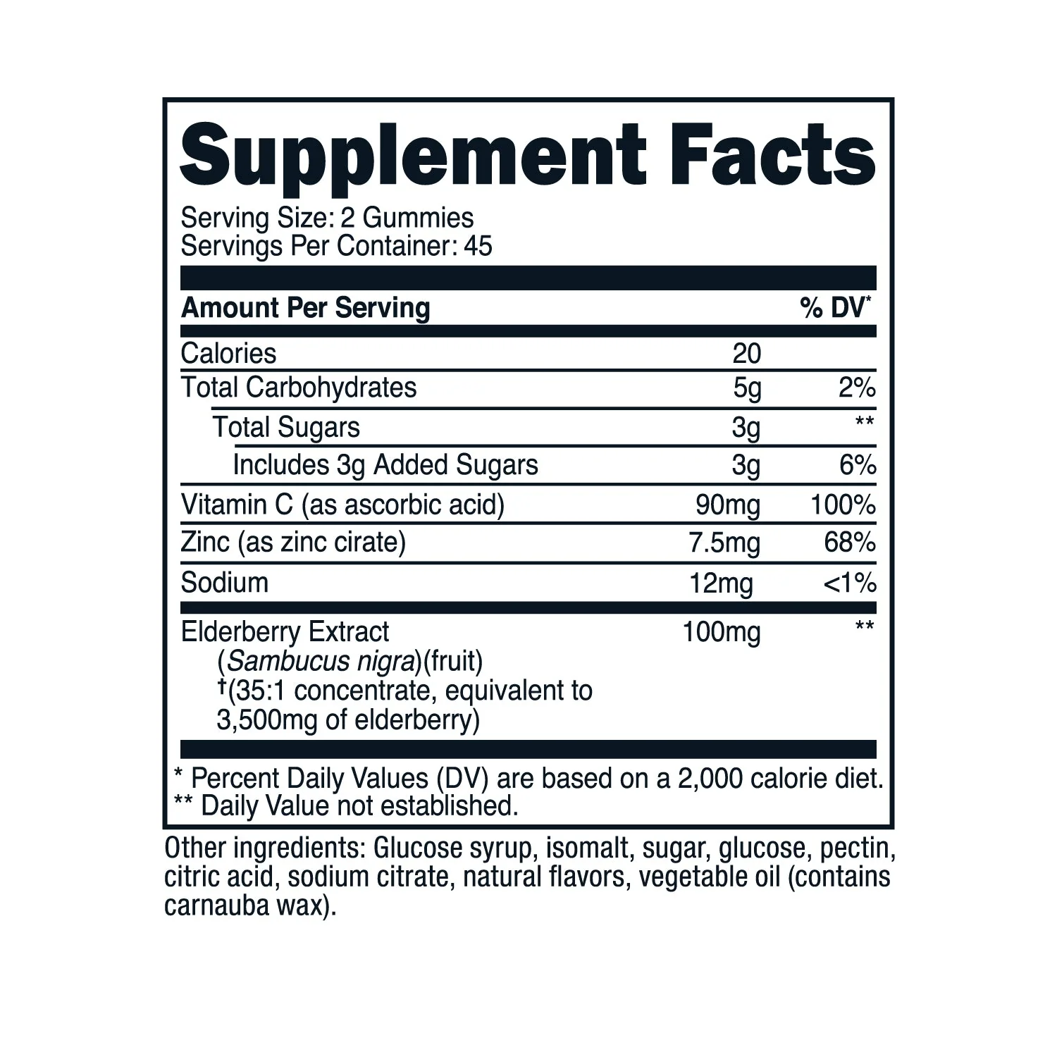 Nutricost Elderberry Gummies (with Vitamin C & Zinc) - Image 2