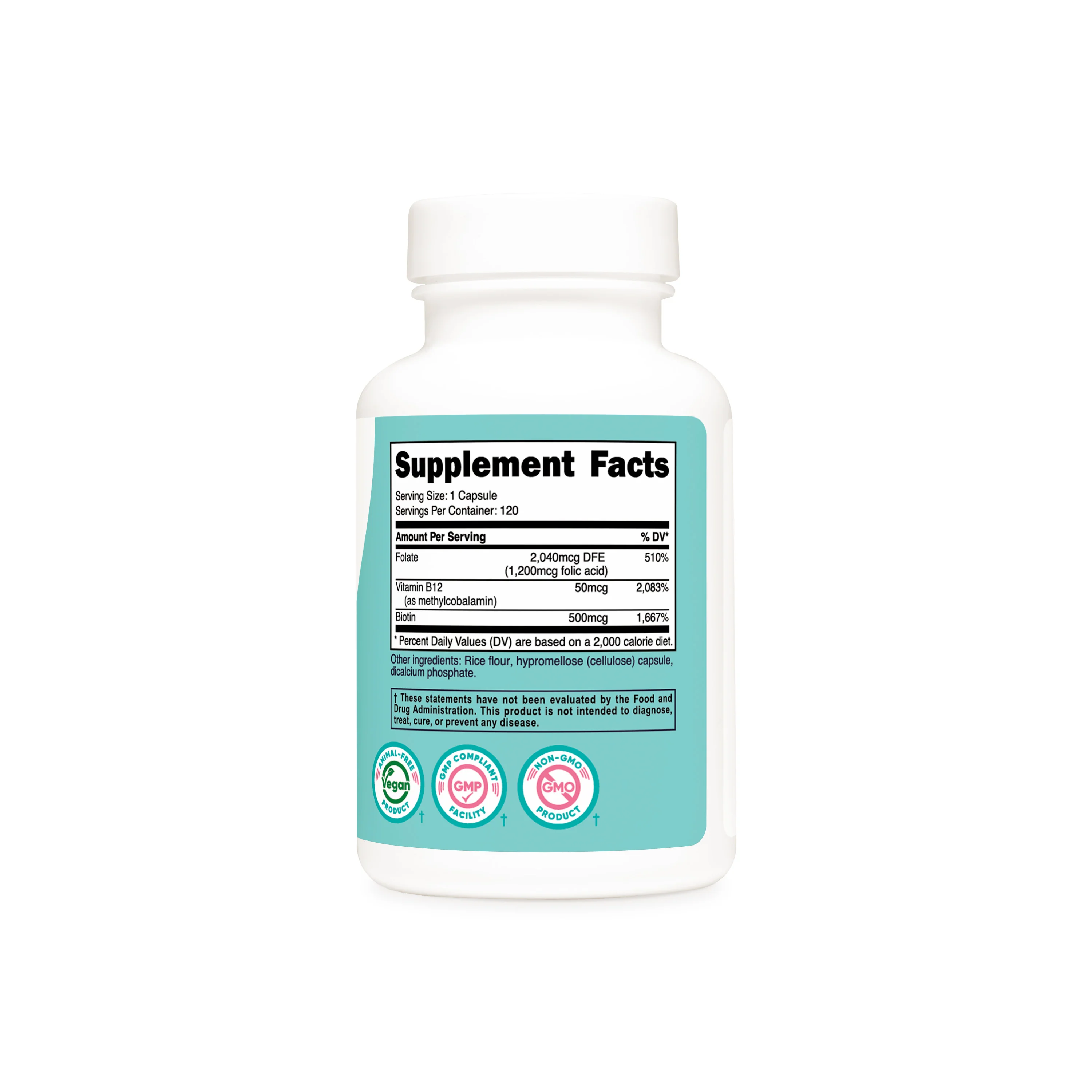 Nutricost Folic Acid for Women - Image 2